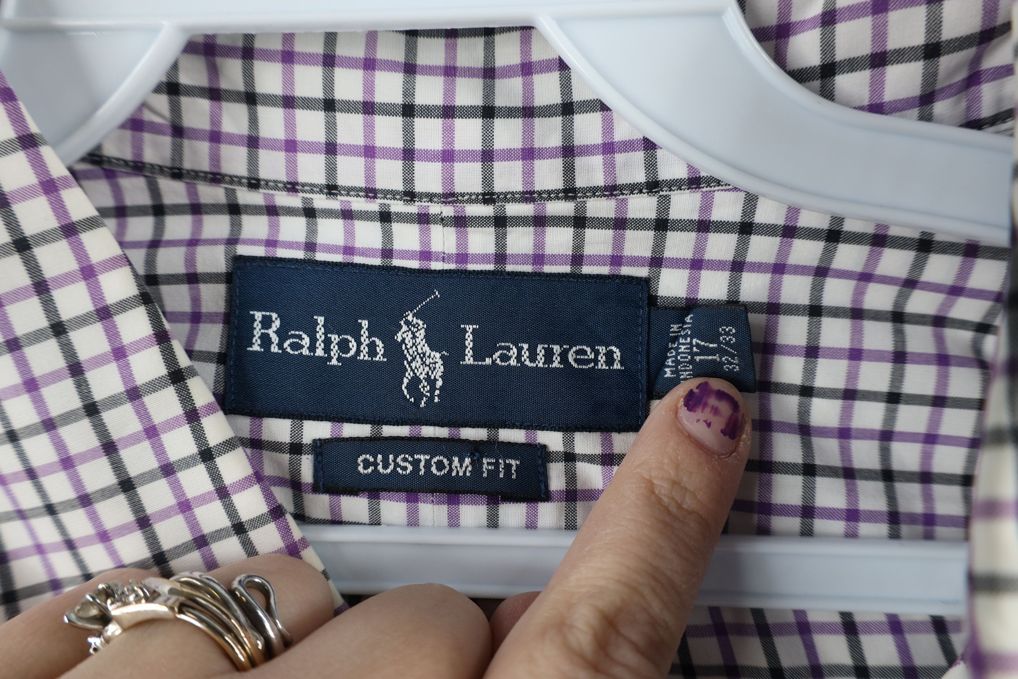 Ralph Lauren Vintage Ralph Lauren Fit Collared Button Down Shirt Plaid Size US M / EU 48-50 / 2 - 5 Thumbnail