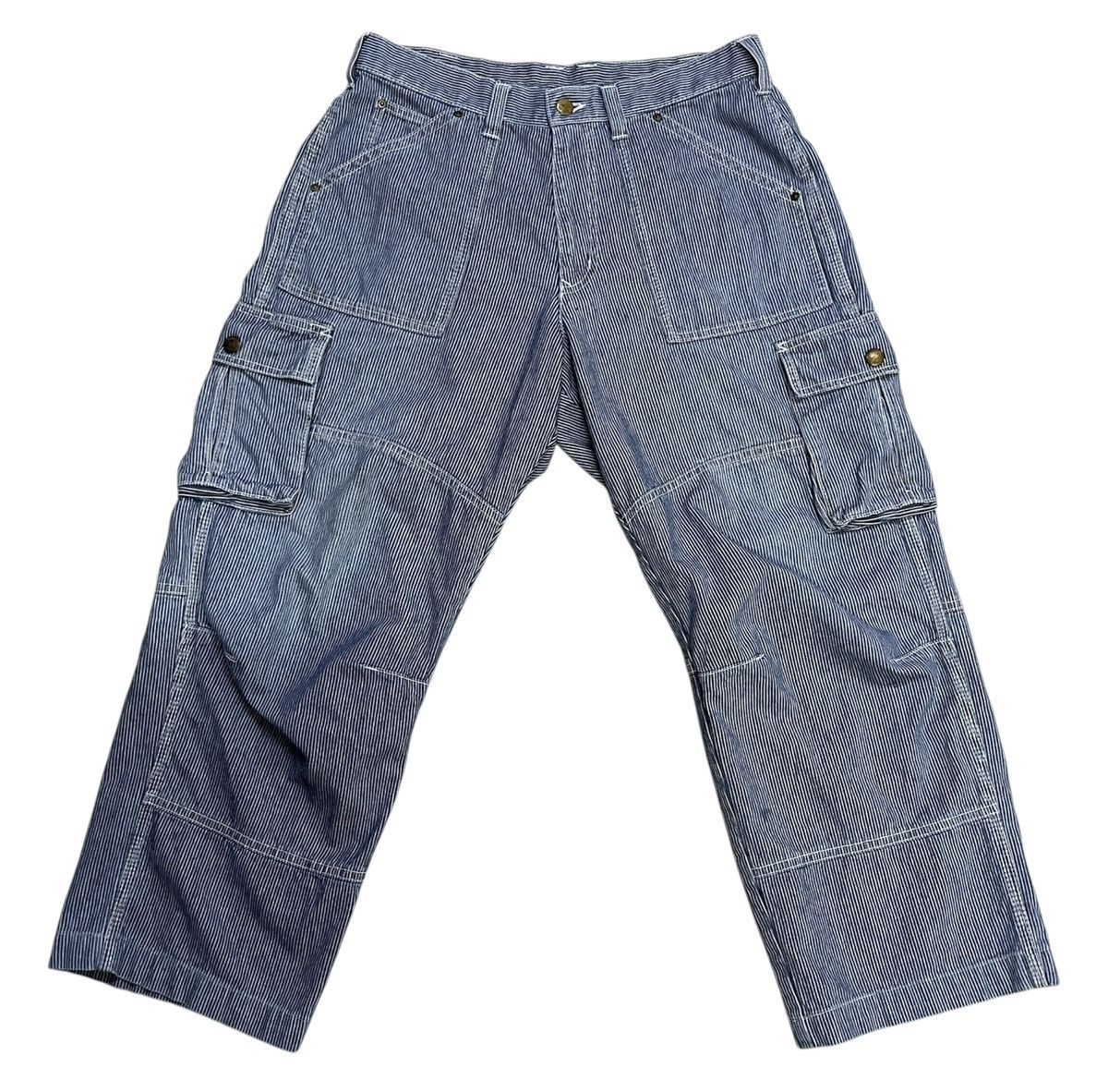 Dogtown × Japanese Brand × Vintage Vintage Dogman Hickory Cargo Baggy Pants Size US 32 / EU 48 - 1 Thumbnail