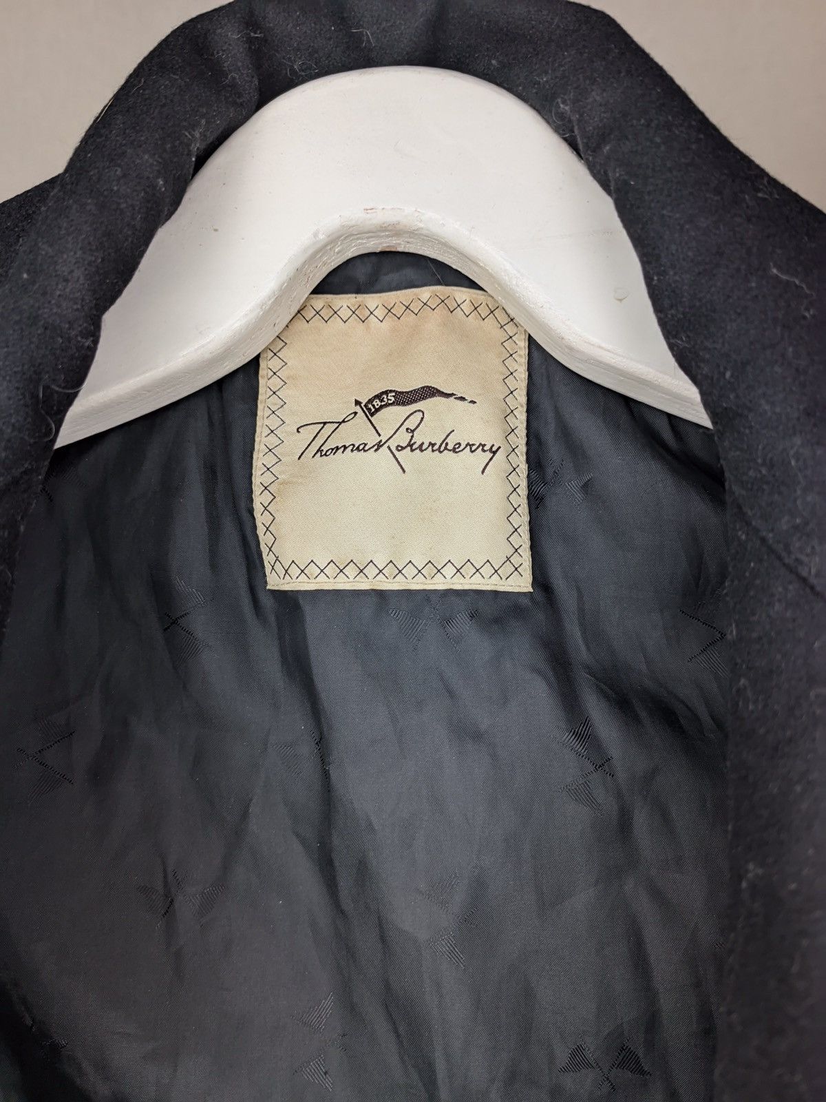 Burberry × Japanese Brand Thomas Burberry wmns vintage merino wool coat jacket Size S / US 4 / IT 40 - 5 Thumbnail