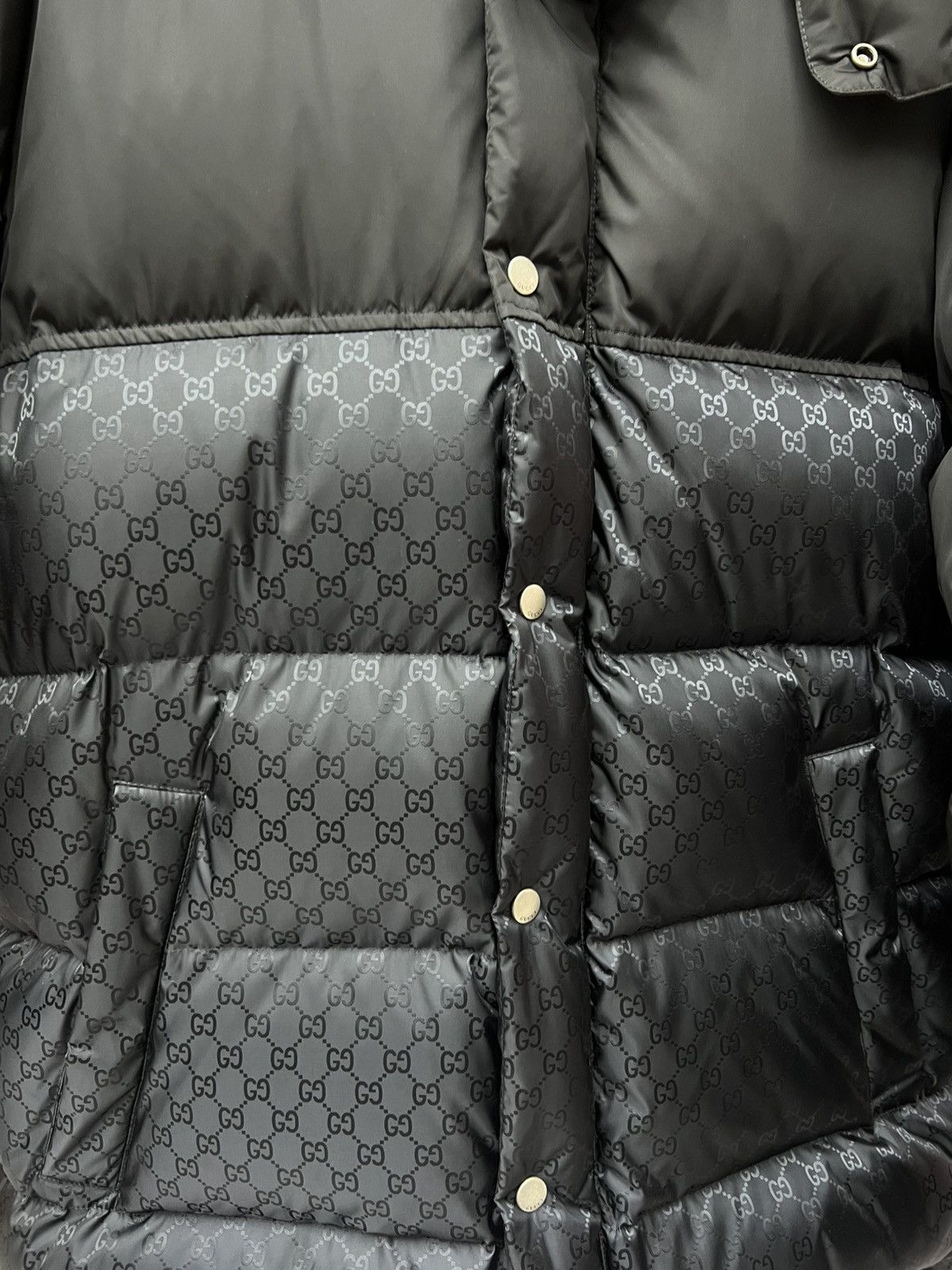 Gucci Gucci GG Jacquard Nylon Padded Coat Size US M / EU 48-50 / 2 - 11 Thumbnail