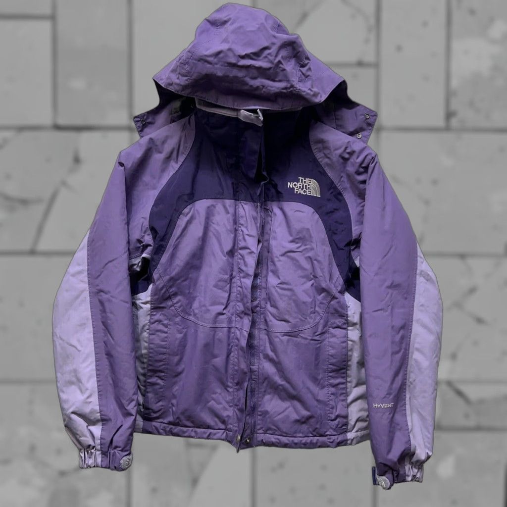 The North Face VINTAGE The North Face Heavy Hooded Jacket Womens XS Purple Outdoor Nylon Coat Size XS / US 0-2 / IT 36-38 - 1 Thumbnail
