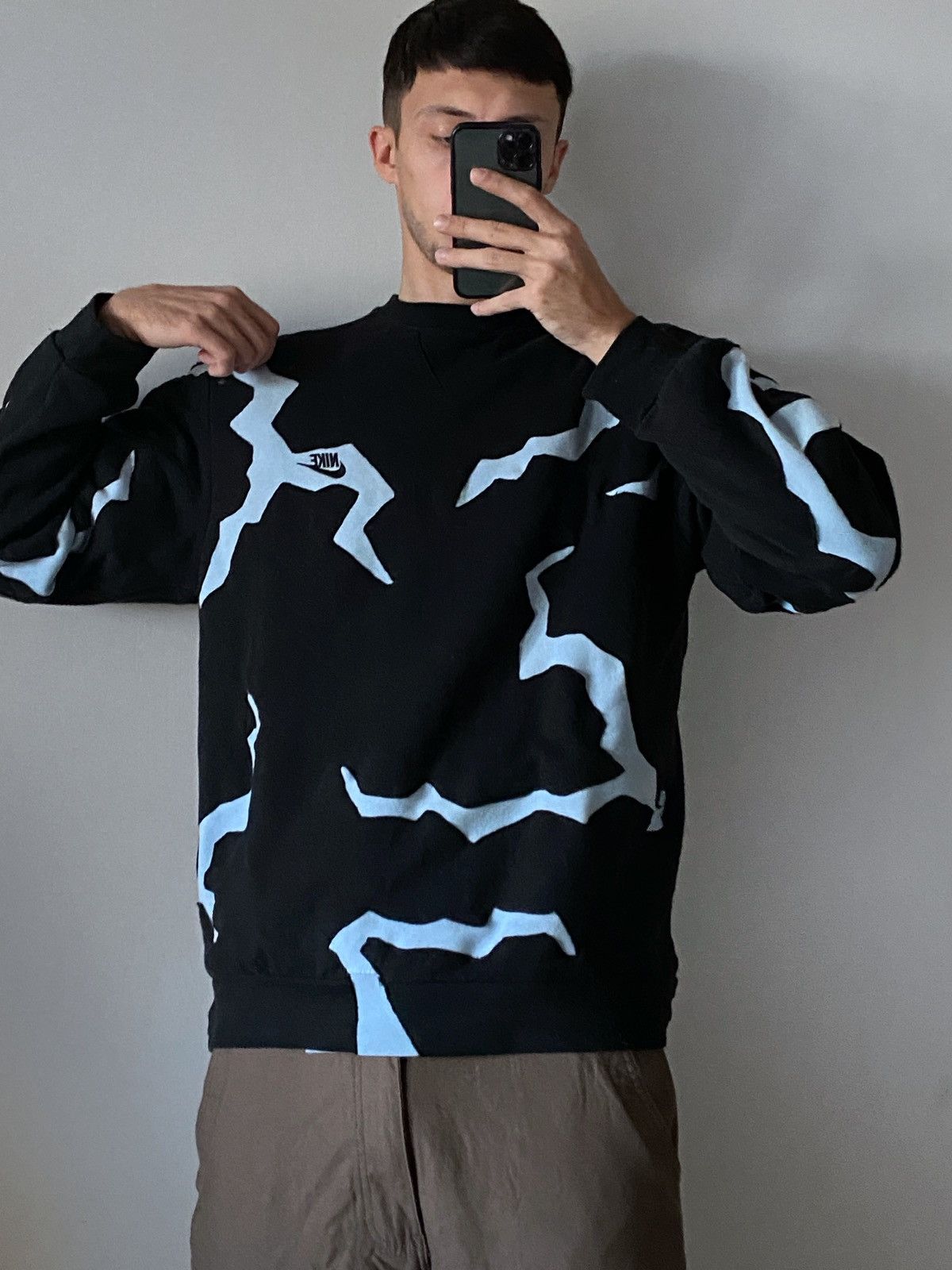 Nike Nike cracks reworked sweatshirt Size US L / EU 52-54 / 3 - 8 Thumbnail