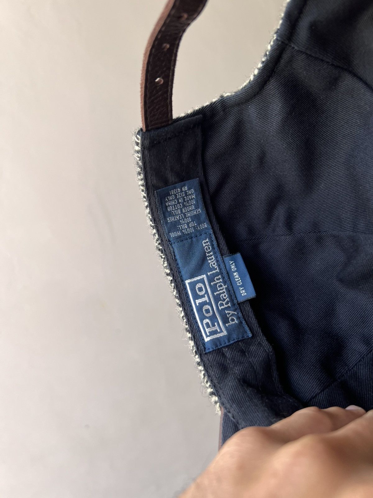 Polo Ralph Lauren Polo Ralph Lauren Leather Brim Vintage Rare Size ONE SIZE - 7 Thumbnail