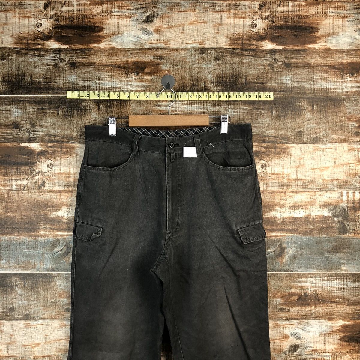 Japanese Brand Polo Grey Cargo Multipocket Pants #A1398 Size US 32 / EU 48 - 4 Thumbnail