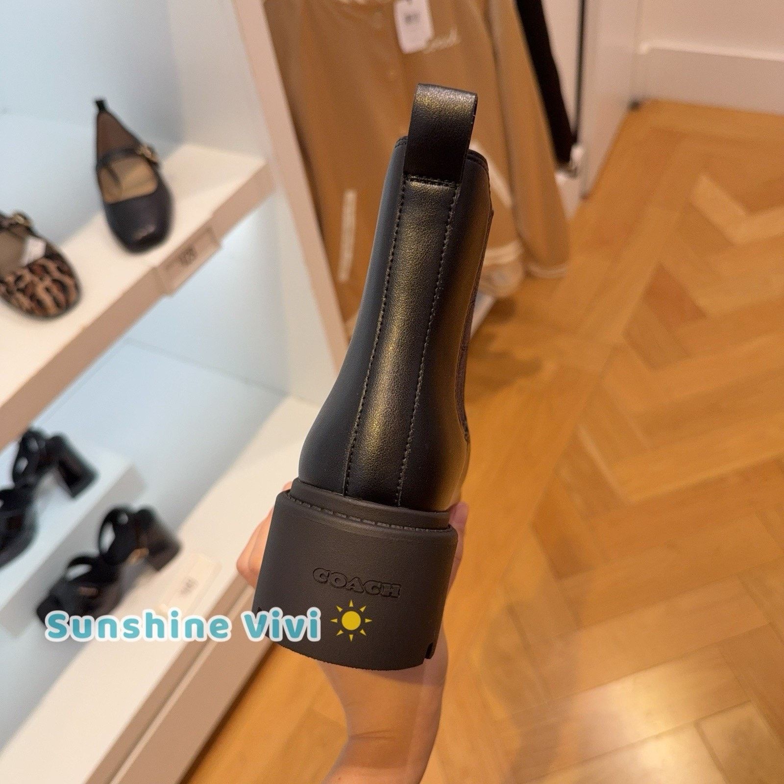 Coach NEW COACH Women's Lucy Chelsea Boot Black CCH14 US 5.5 Size US 5.5 / IT 35.5 - 4 Thumbnail