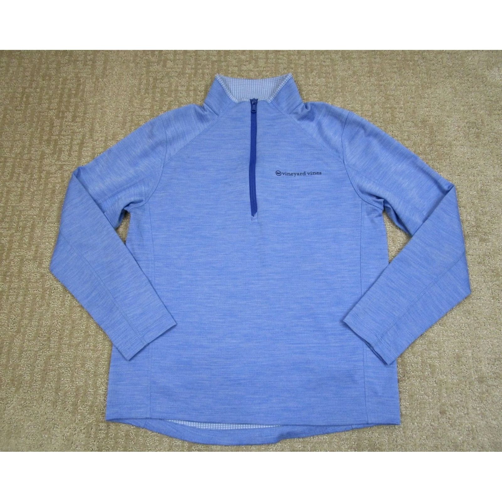 Vineyard Vines Vineyard Vines Pullover Men Small Blue Performance Quarter Zip Lightweight Logo Shirt Size US S / EU 44-46 / 1 - 2 Thumbnail
