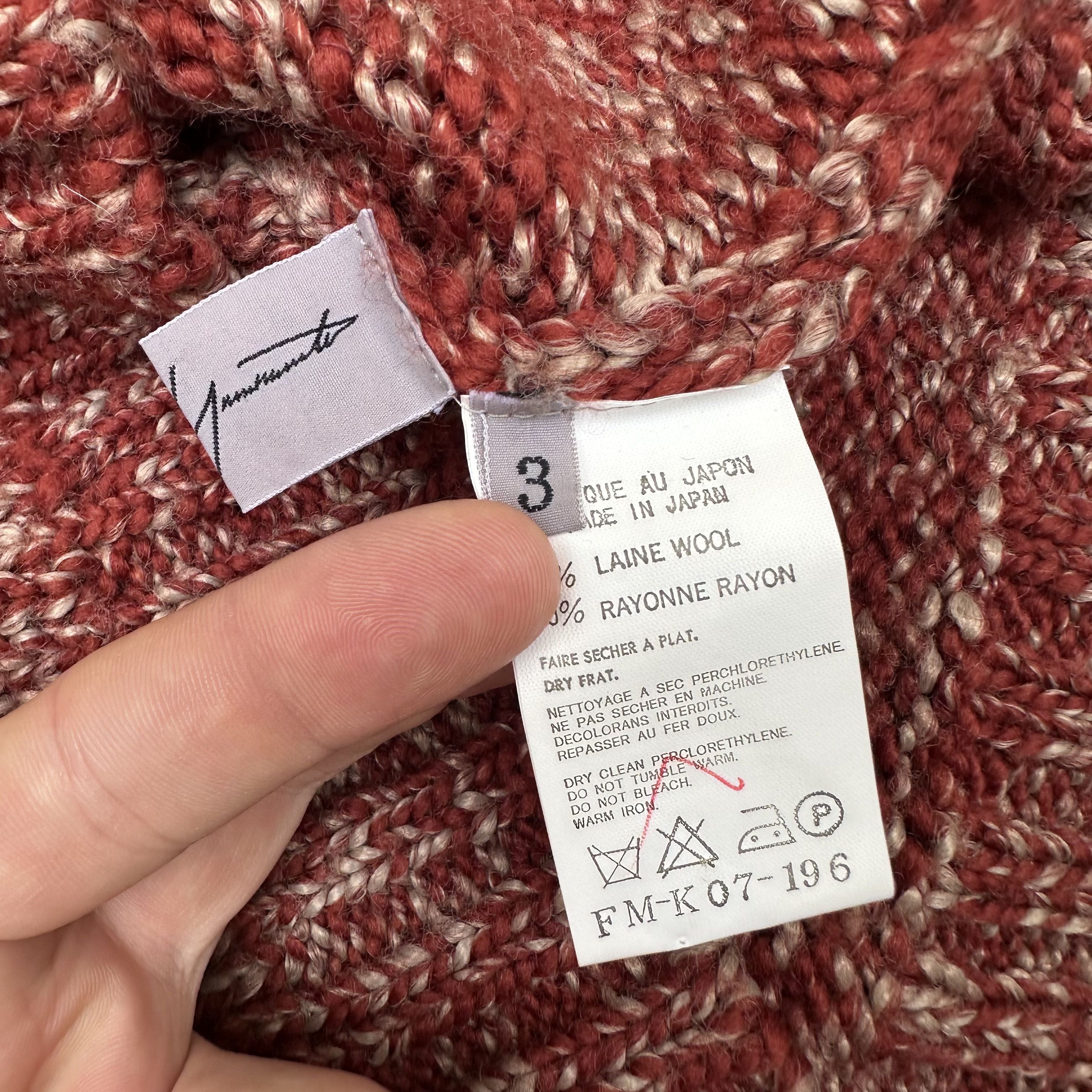 Yohji Yamamoto Yohji Yamamoto Heavy knitted sweatshirt Size US M / EU 48-50 / 2 - 5 Thumbnail