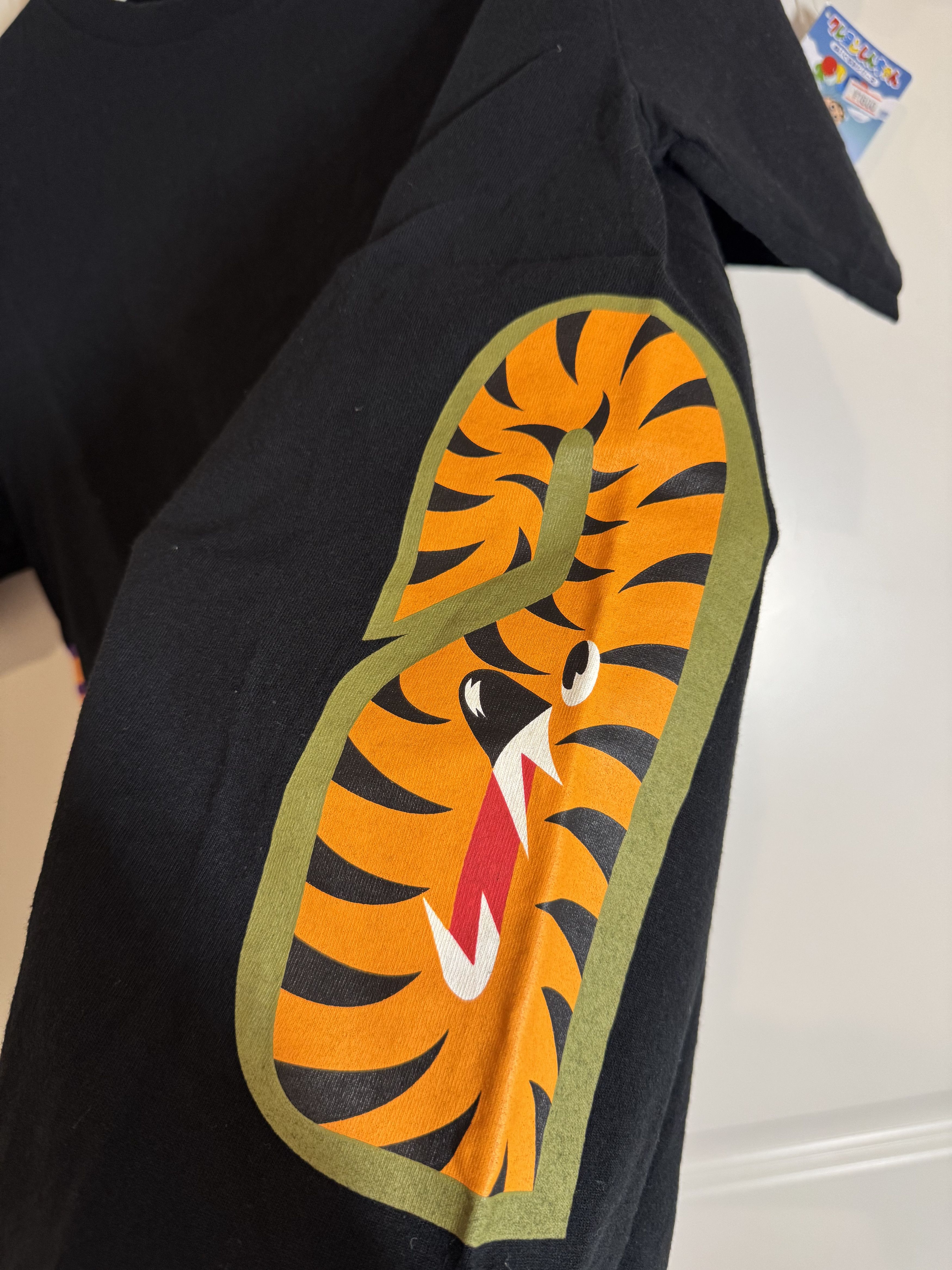 Bape Bape Shark Front & Back Side WGM Print Black T-Shirts Medium Size US M / EU 48-50 / 2 - 5 Thumbnail