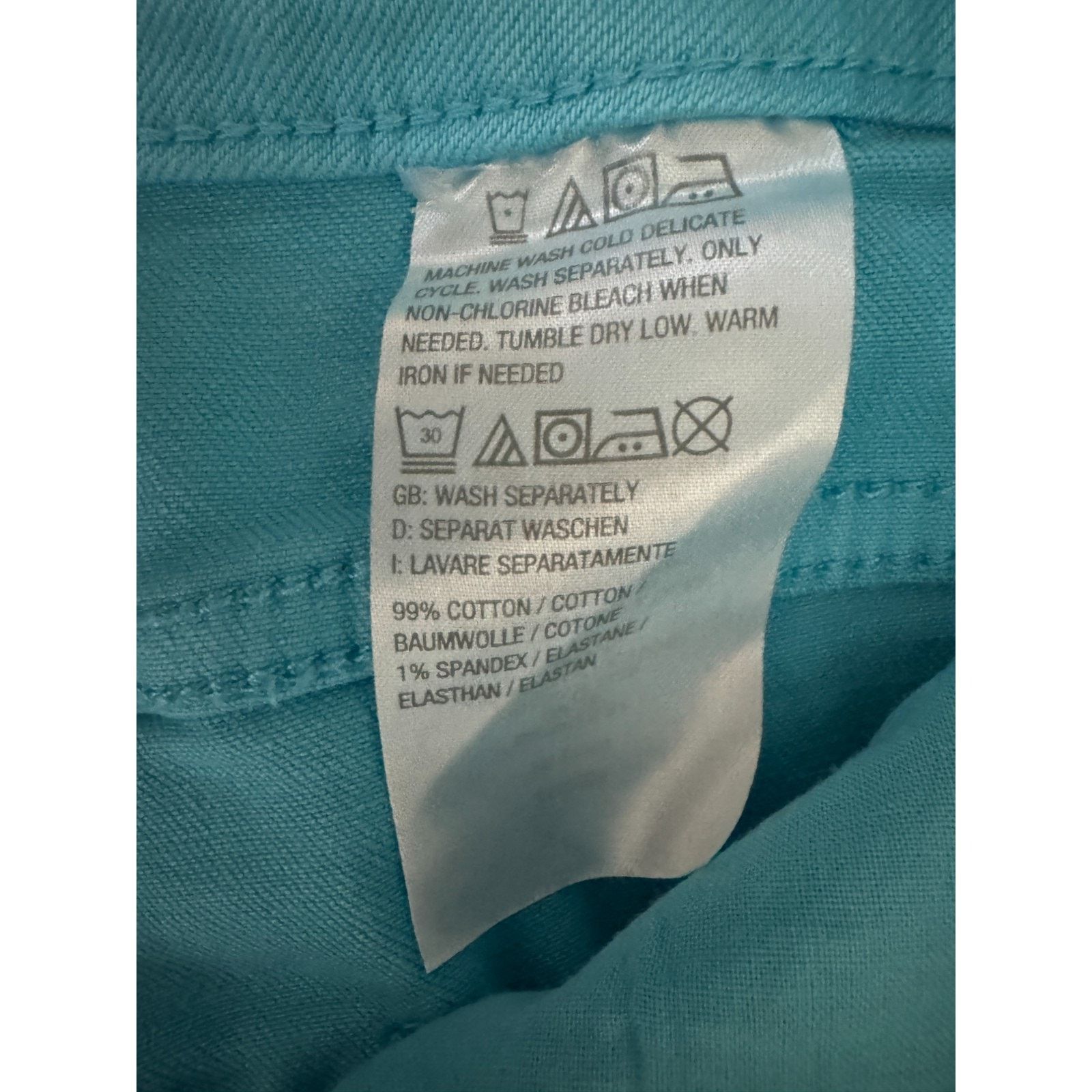 Jason Wu J Jason Wu Denim Straight Leg Cropped Jeans Blue 28W Size 40" / US 18 - 10 Thumbnail