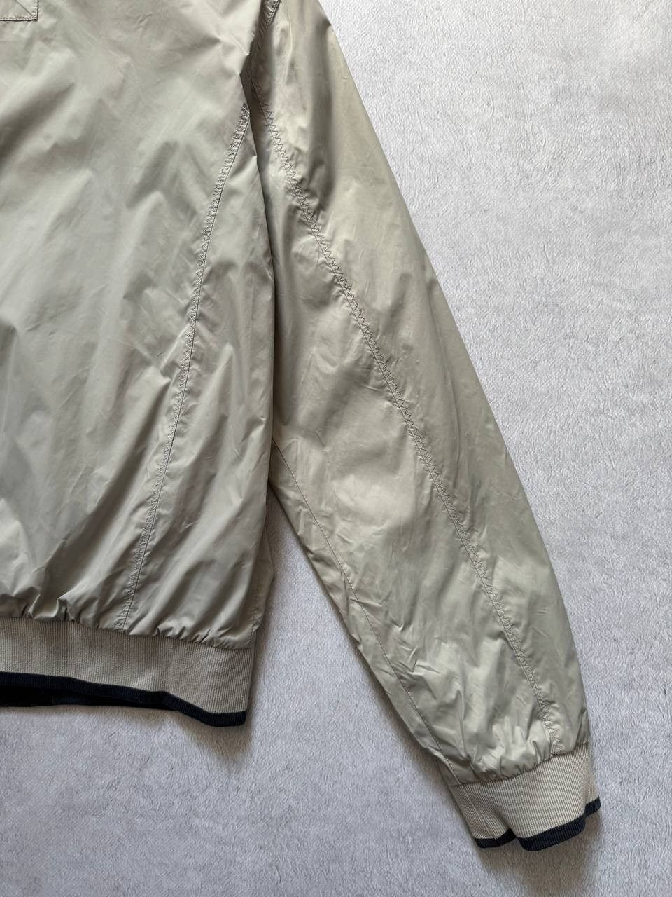 Armani Vintage Armani Jeans Reversible Nylon Bomber Jacket Size US S / EU 44-46 / 1 - 12 Thumbnail