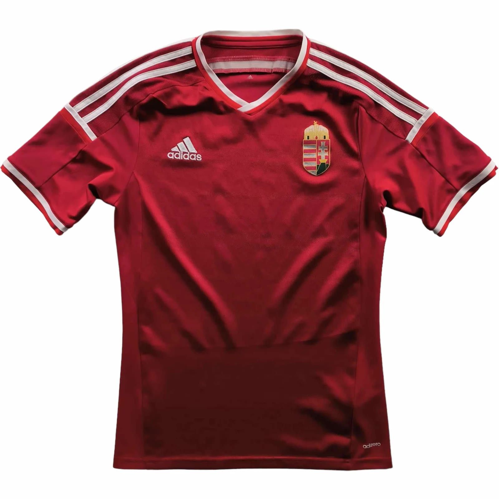 Adidas Hungary 2014-16 Adidas home football jersey size S Size US S / EU 44-46 / 1 - 1 Thumbnail