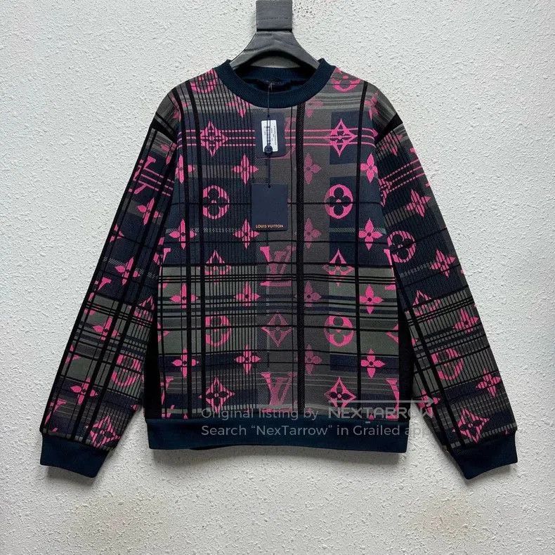 Louis Vuitton Louis Vuitton Purple Monogram Space Cotton Sweatshirt. Size US L / EU 52-54 / 3 - 1 Thumbnail