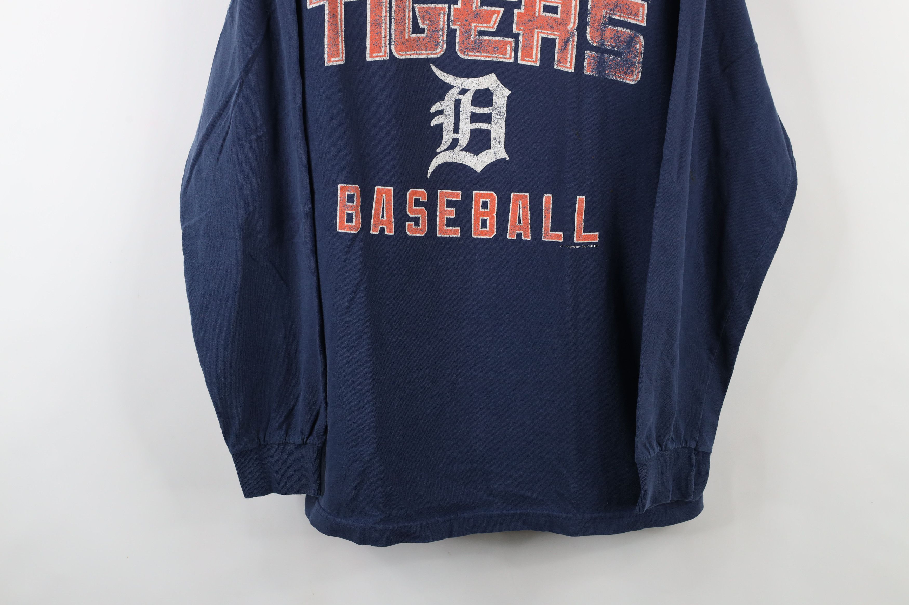 Vintage Vintage D Detroit Tigers Baseball Long Sleeve T-Shirt Size US L / EU 52-54 / 3 - 3 Thumbnail