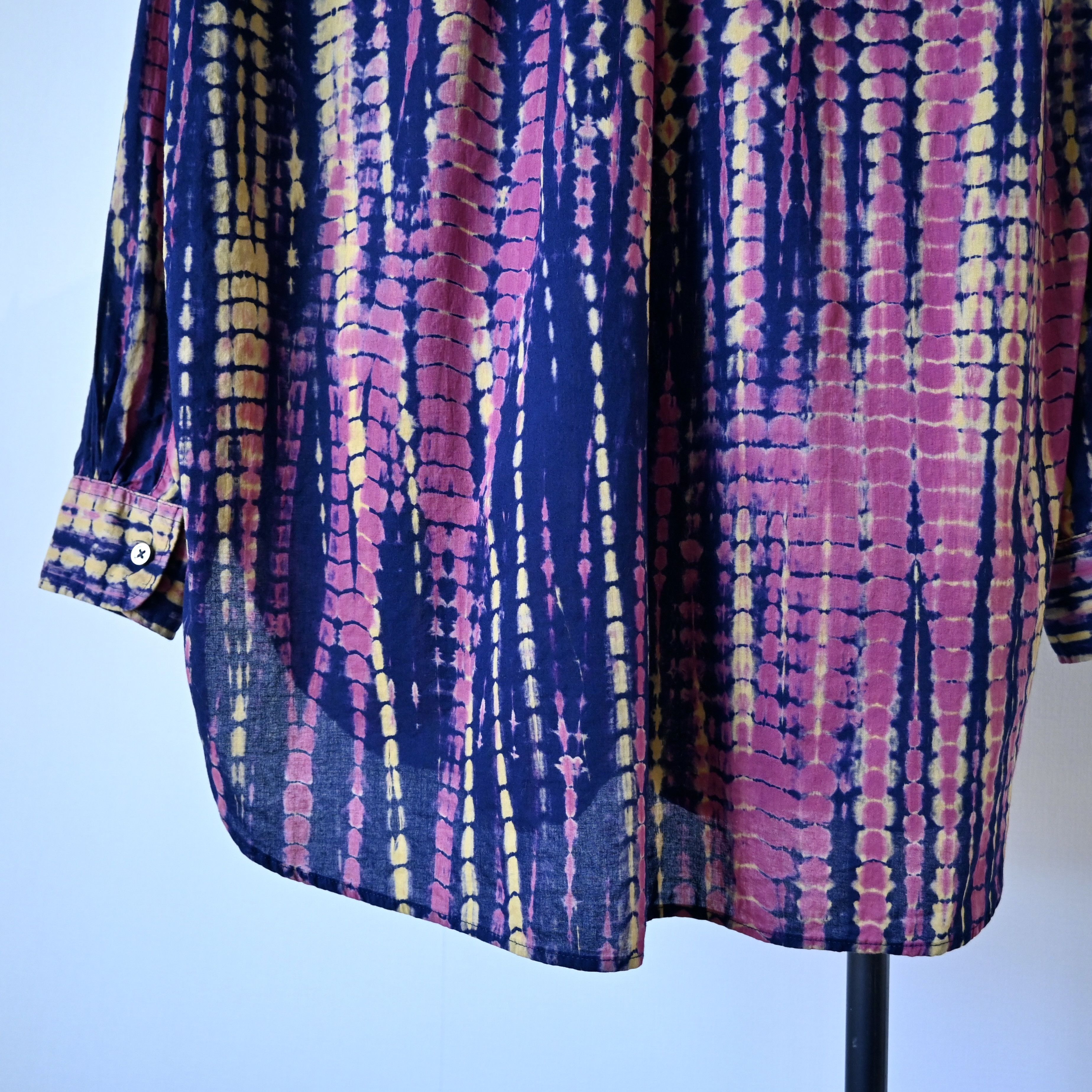 Engineered Garments Engineered Garments "19th Century Shirt" Lawn batik stripe Size US S / EU 44-46 / 1 - 7 Thumbnail