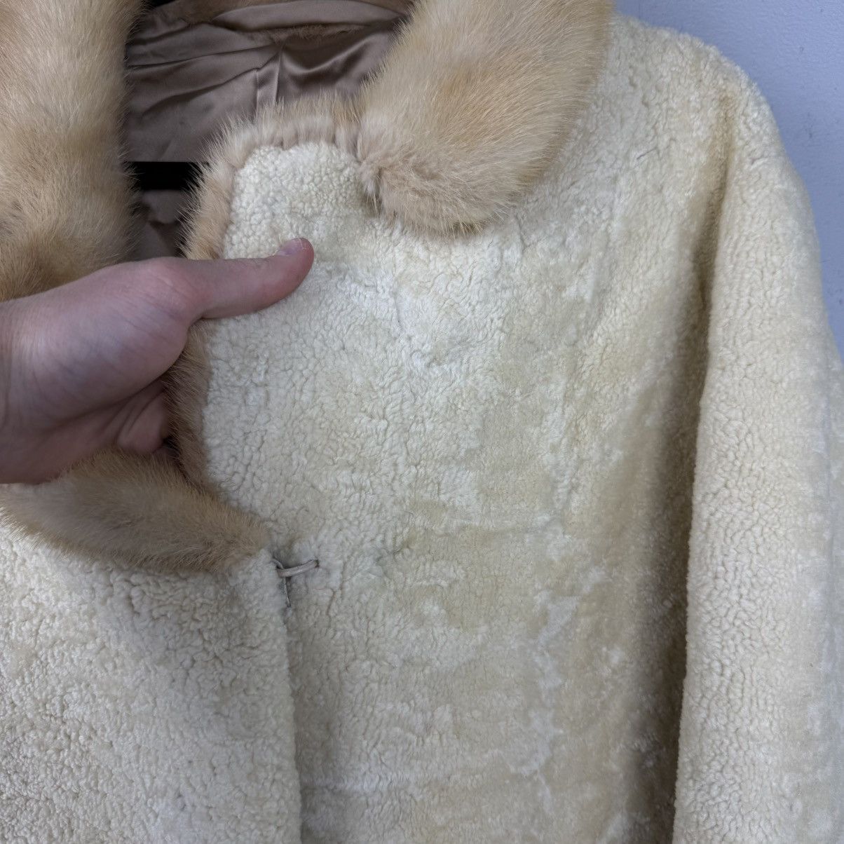 Vintage Vintage Keska Coat Avant Garde Real Fur Faux Size L / US 10 / IT 46 - 5 Thumbnail