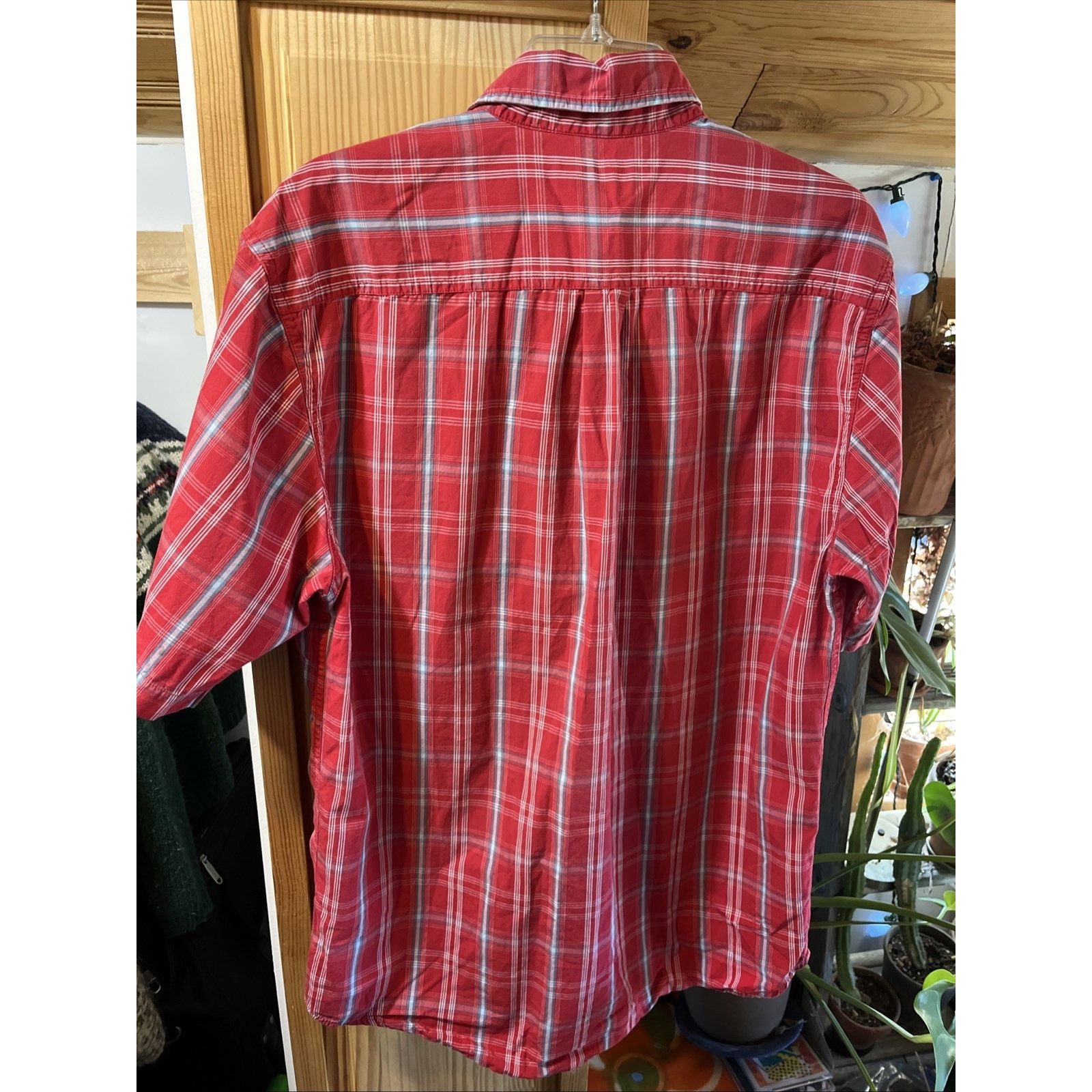 Carhartt Cabelas Shirt Men’s M Button Red Plaid Short Sleeve Cotton Size US M / EU 48-50 / 2 - 9 Thumbnail