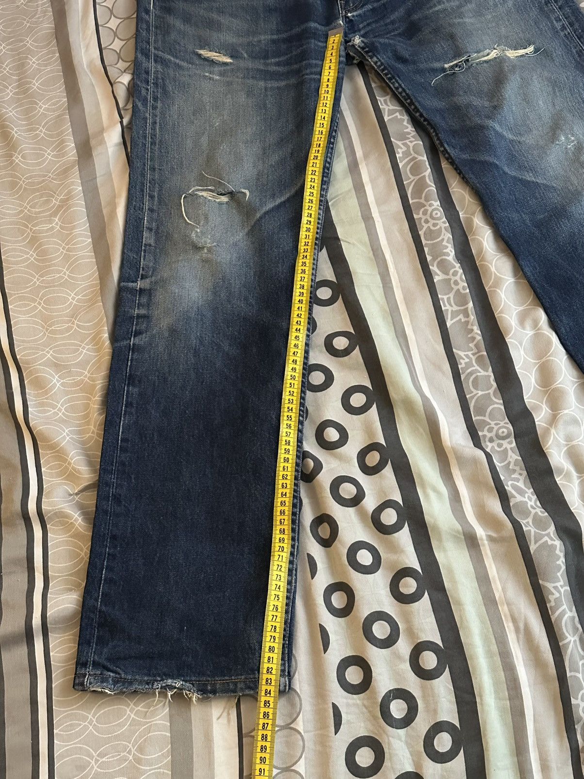 Levi's × Levi's Vintage Clothing × Vintage Vintage distressed Levi’s jeans W34 L32 Size US 34 / EU 50 - 6 Thumbnail
