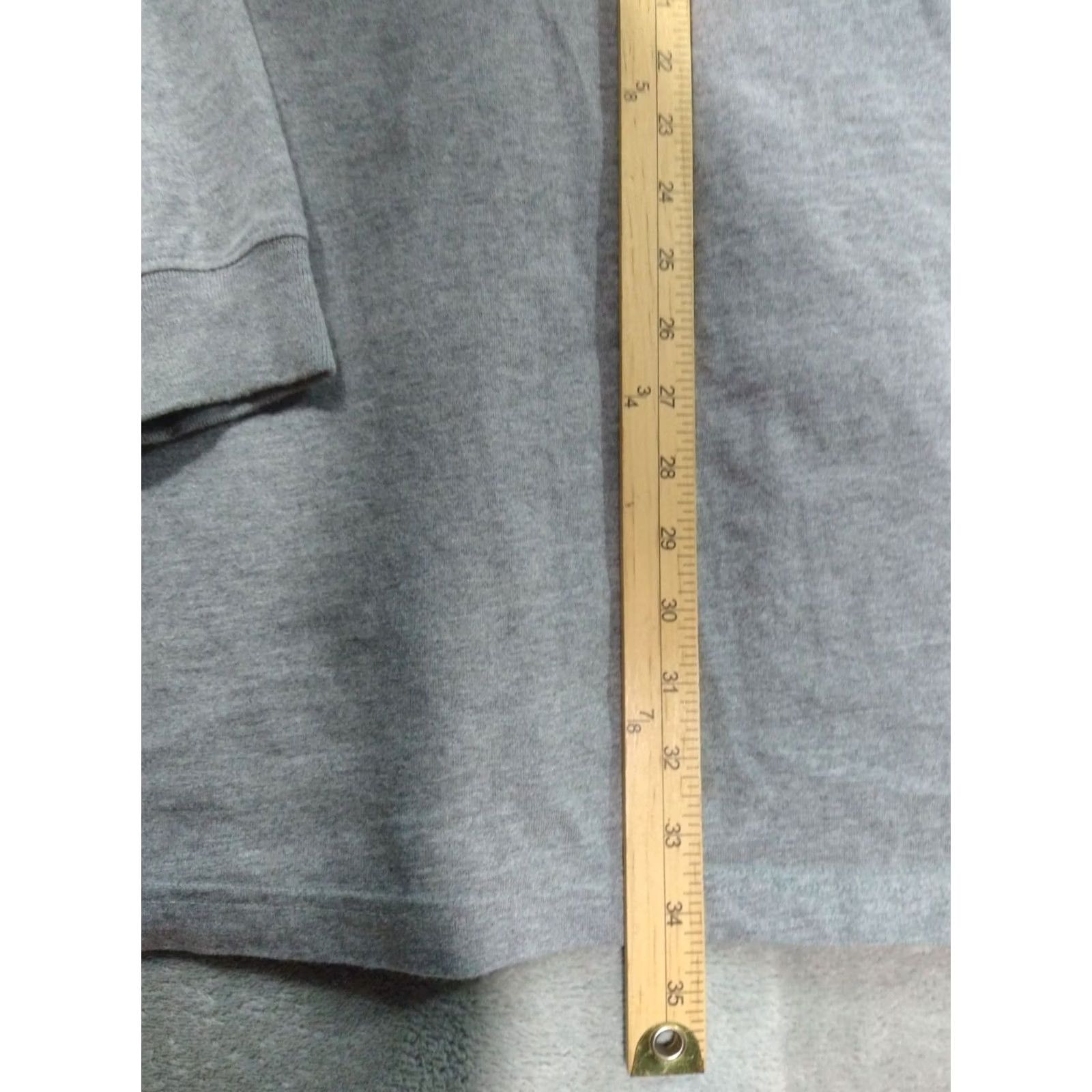 Duluth Trading Company Duluth Trading Shirt Mens 4XL Gray Long Sleeve Crew Relaxed Fit Longtail Tee Size US XXL / EU 58 / 5 - 3 Thumbnail