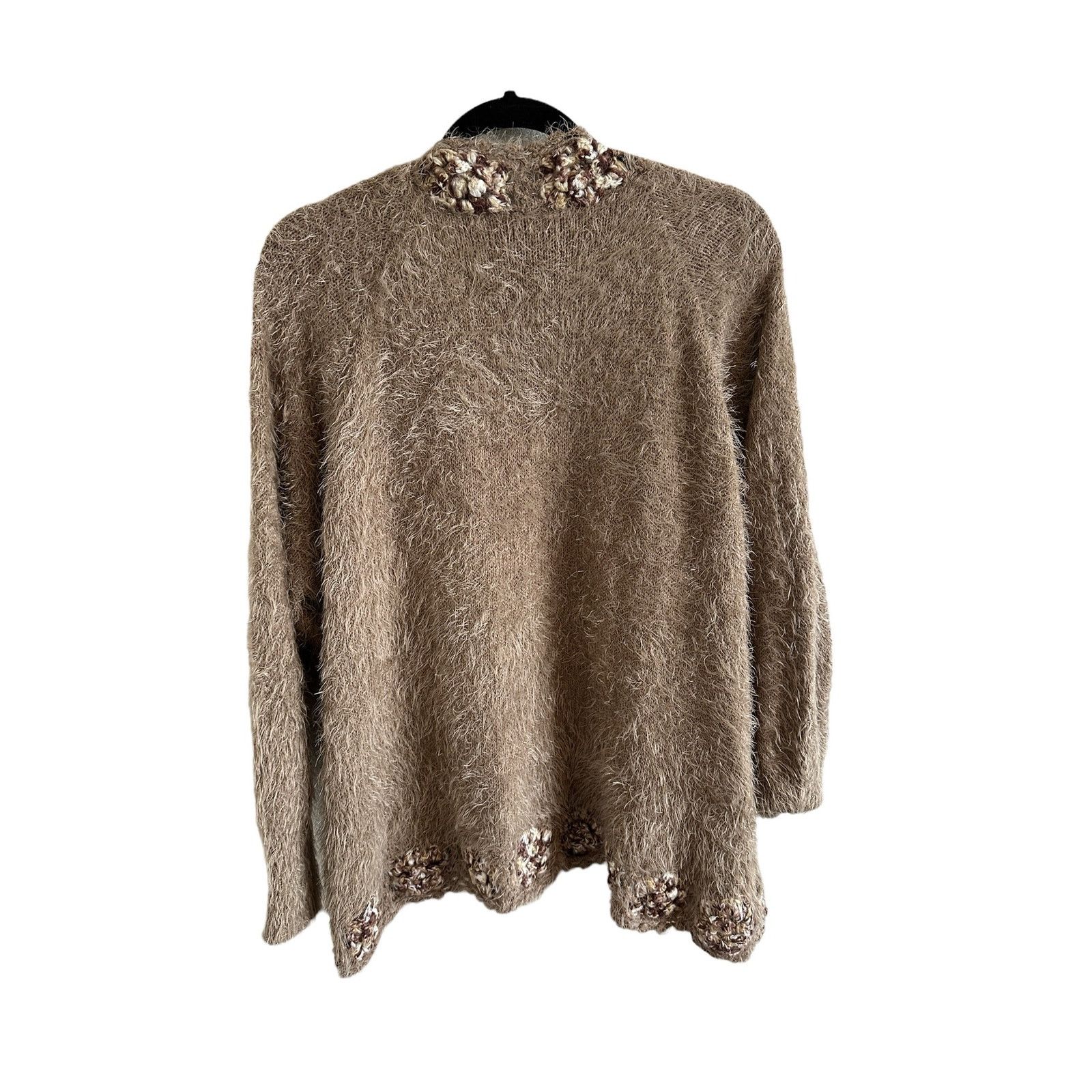 Other Easel Womens Small/Medium Long Sleeve Brown Knitted Cardigan Size S / US 4 / IT 40 - 8 Thumbnail