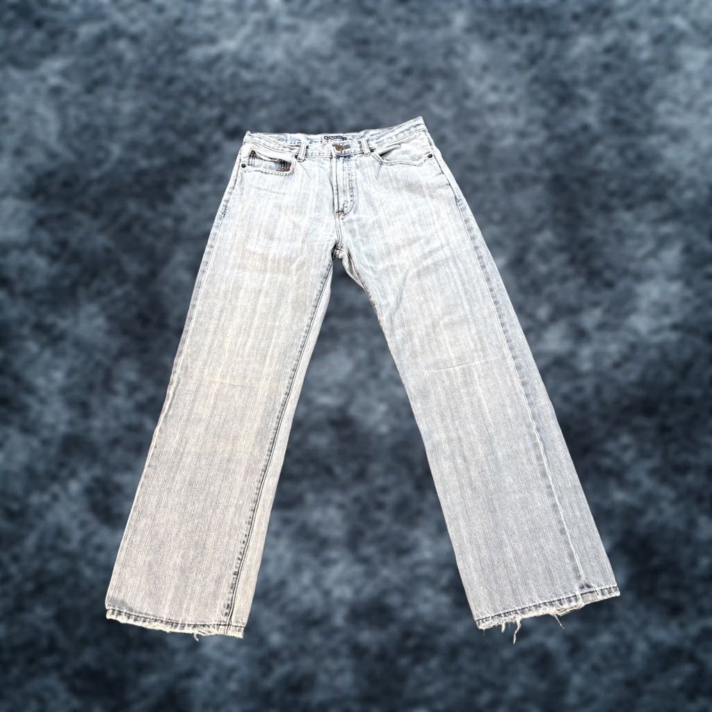 Old Navy VINTAGE Old Navy Jeans Men 34x30 Loose Fit Light Wash Distressed Pockets Denim 90s Wide-Leg Baggy Size US 34 / EU 50 - 1 Thumbnail