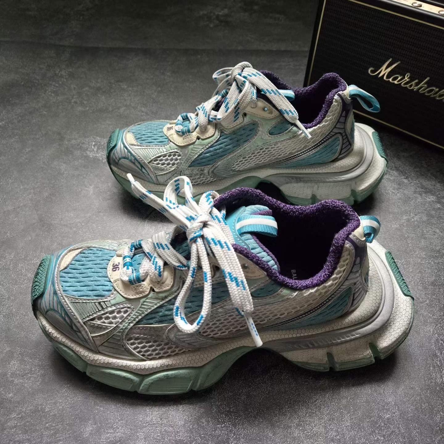 Balenciaga Balenciaga Multi Lowtop Sneakers XXXL Women Size US 8 / IT 38 - 1 Thumbnail