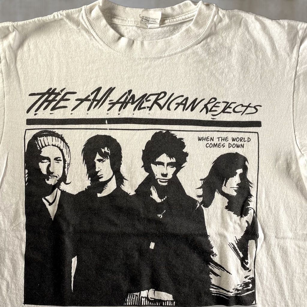 Vintage All American Rejects Shirt Men’s M Battle Of The Bands 2009 Tour Indie Rock White T-Shirt Mens M Size US M / EU 48-50 / 2 - 1 Thumbnail