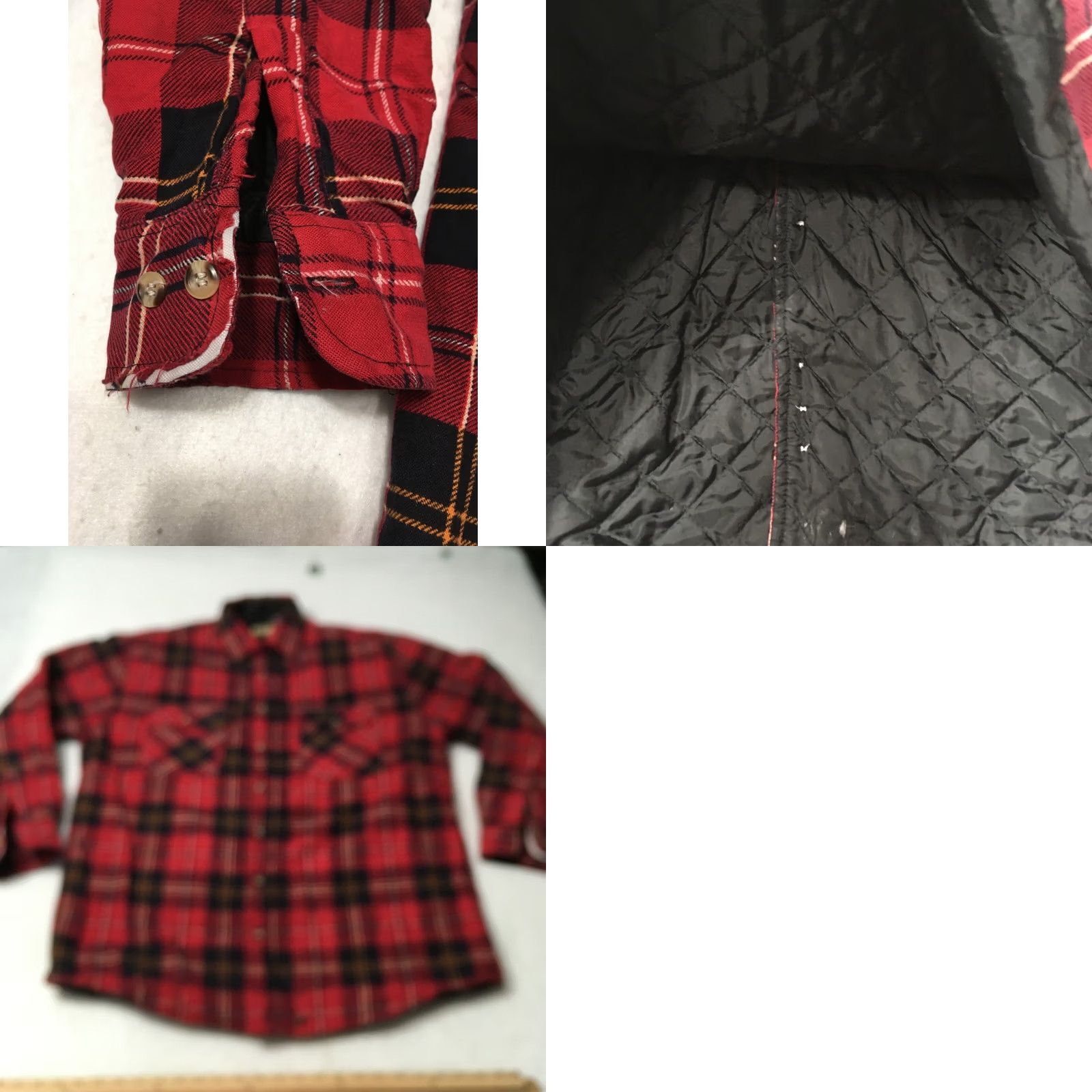 Vintage VINTAGE Northwest Blue Territory Quilt Lined Flannel Shirt 2XL Red Plaid Button-Up Men's Winter Fall 90s Theme Womens Mens Boys Girls Size US XXL / EU 58 / 5 - 8 Thumbnail