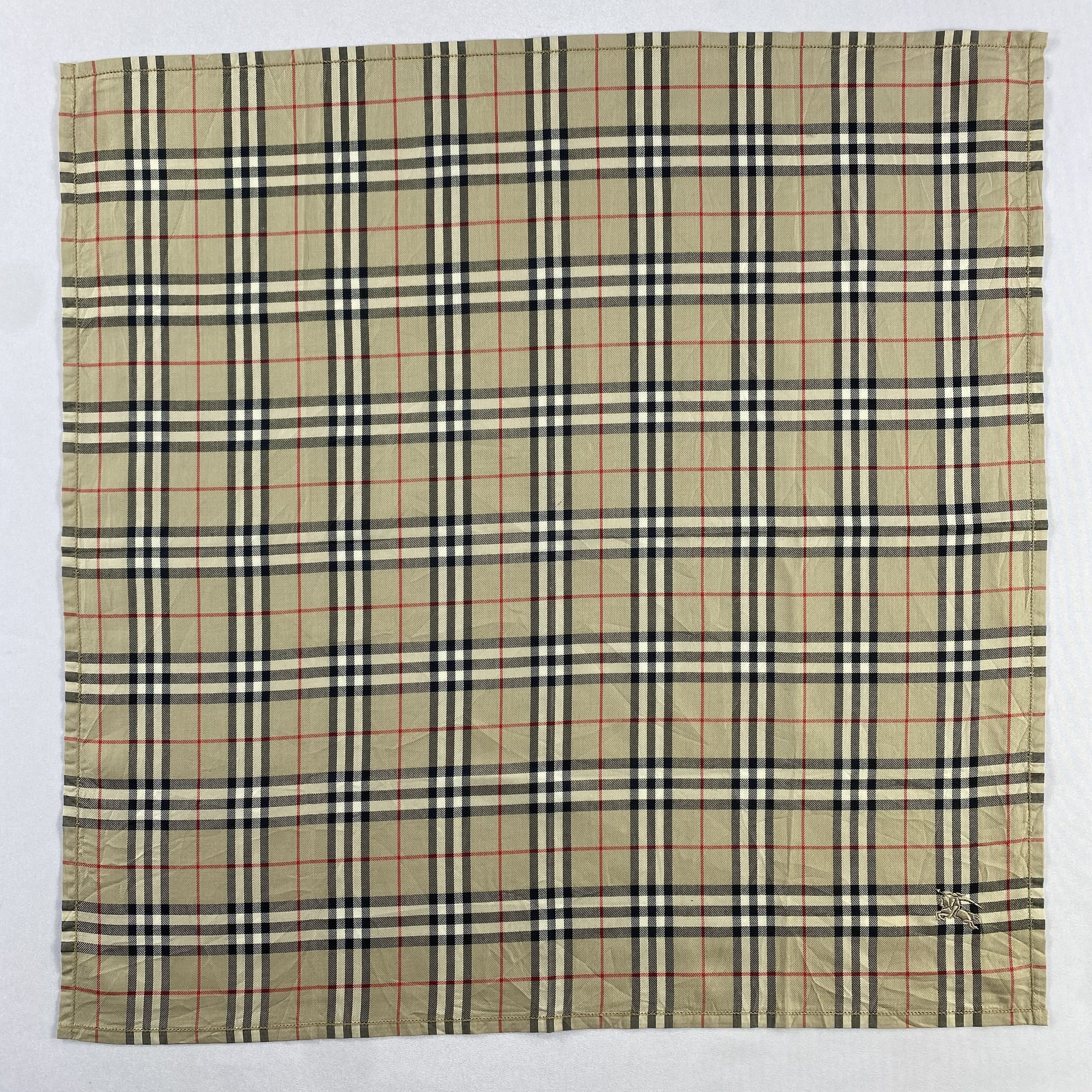 Burberry × Vintage Burberry Handkerchief / Neckerchief / Bandana-P875 Size ONE SIZE - 1 Thumbnail