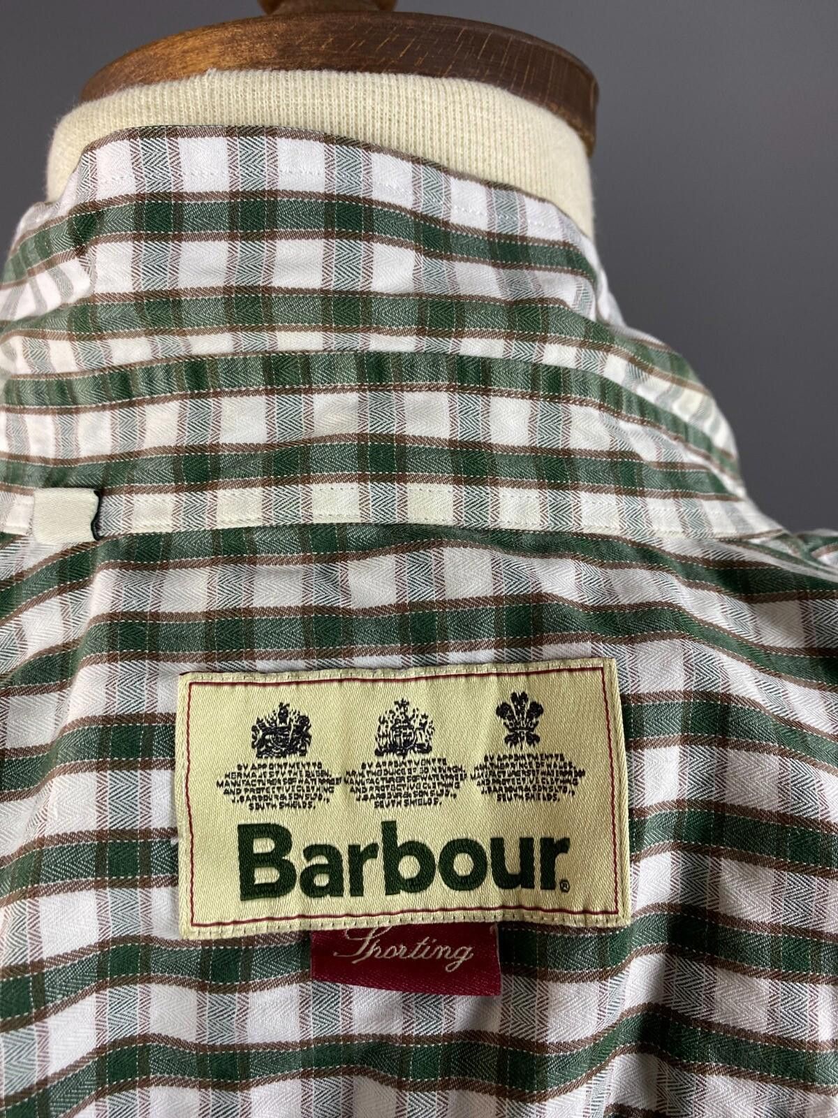 Barbour Barbour Sporting Green Check Button Shirt Size US S / UK M Size US M / EU 48-50 / 2 - 10 Thumbnail