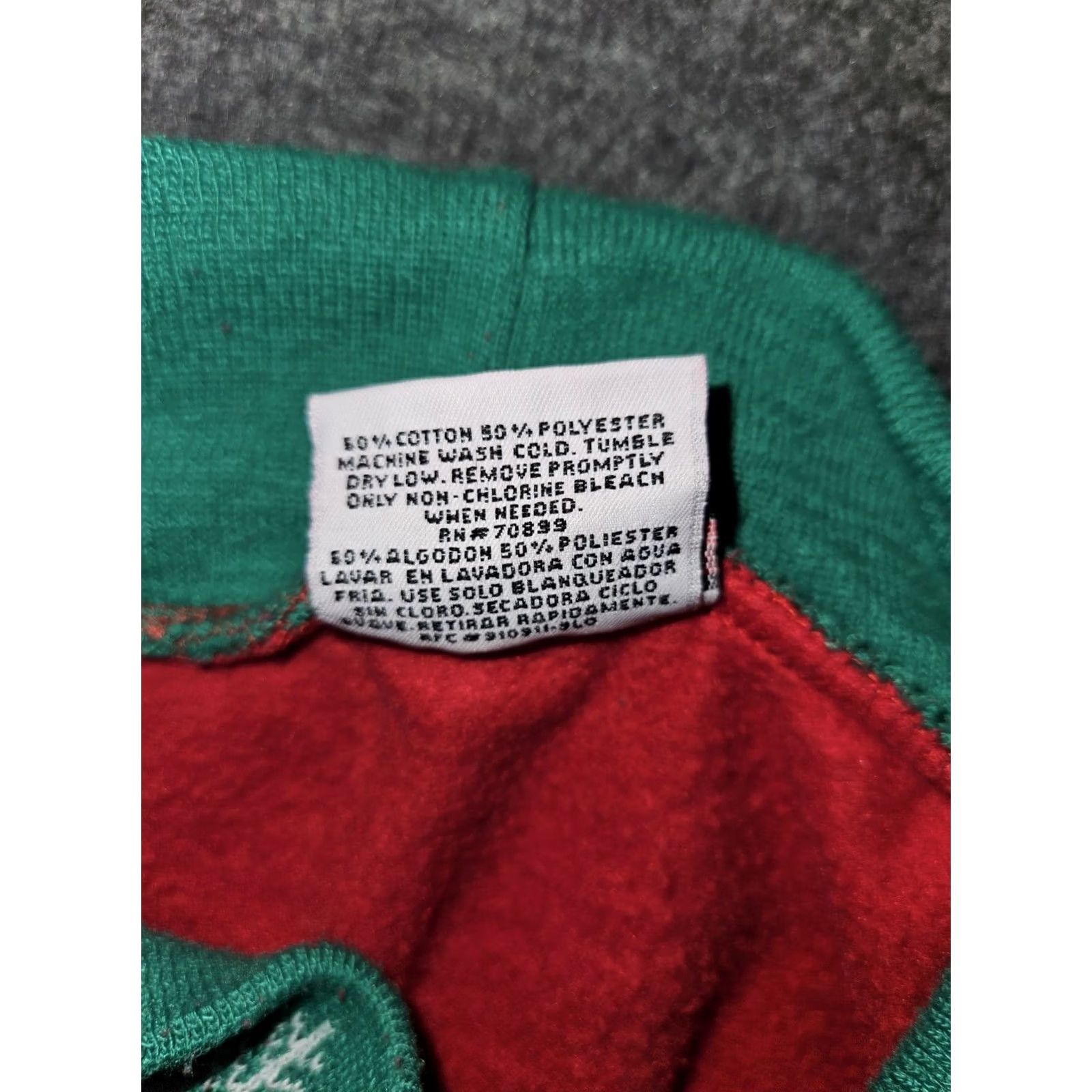 Vintage VINTAGE Bobbie Brooks Christmas Sweater Women's Large Pullover Red Holidays Size L / US 10 / IT 46 - 7 Thumbnail