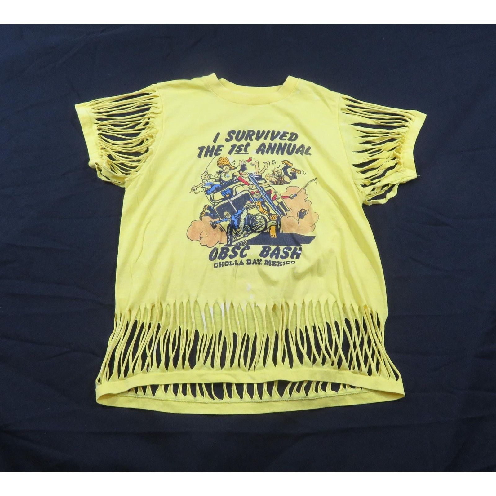Other I Survived The OBSC Bash Cholla Bay Mexico T-Shirt M 1980s Size US M / EU 48-50 / 2 - 1 Thumbnail