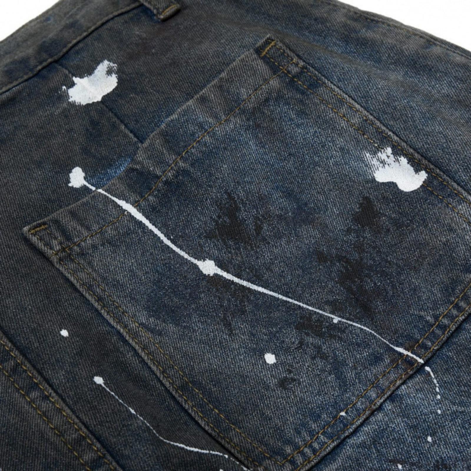 Other Paint-Splatter Multi-Pocket Wide-Leg Cargo Denim Jeans Size US 32 / EU 48 - 8 Thumbnail