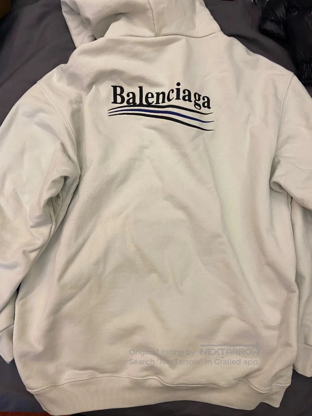 Balenciaga balenciaga political campaign white hoodie. Size US M / EU 48-50 / 2 - 2 Thumbnail