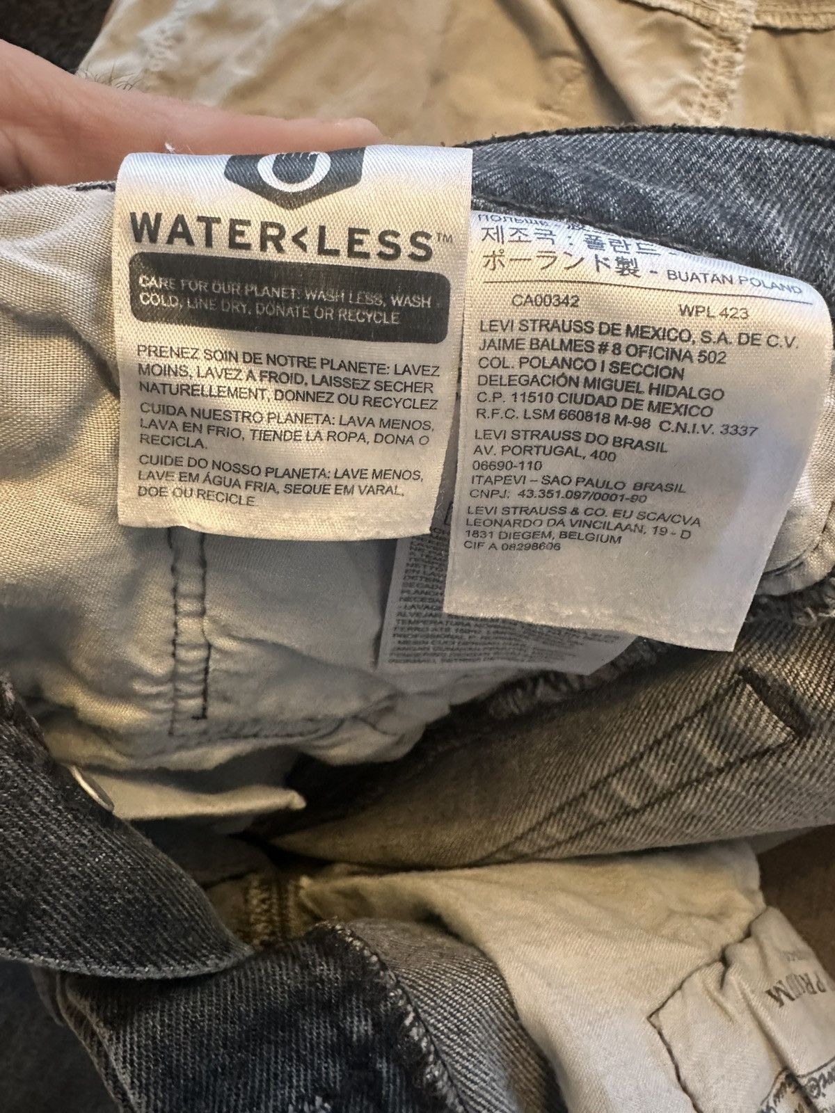 Levi's Levi’s 501 Premium – Grey Wash – W27 L28 – Women’s Size 27" / US 4 / IT 40 - 5 Thumbnail
