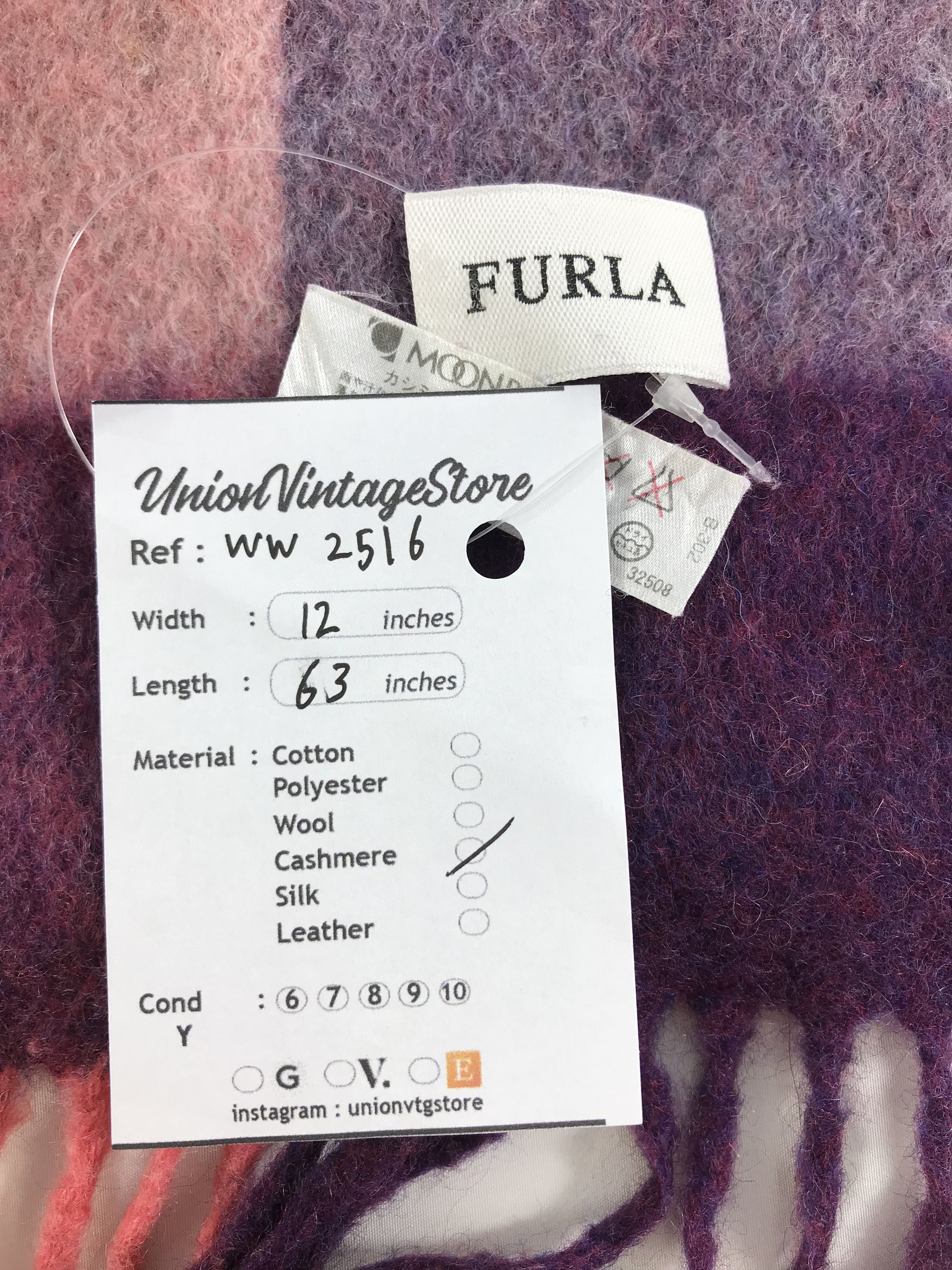 Furla × Vintage Furla Scarf / Muffler / Neckwear - WW2516 Size ONE SIZE - 5 Thumbnail