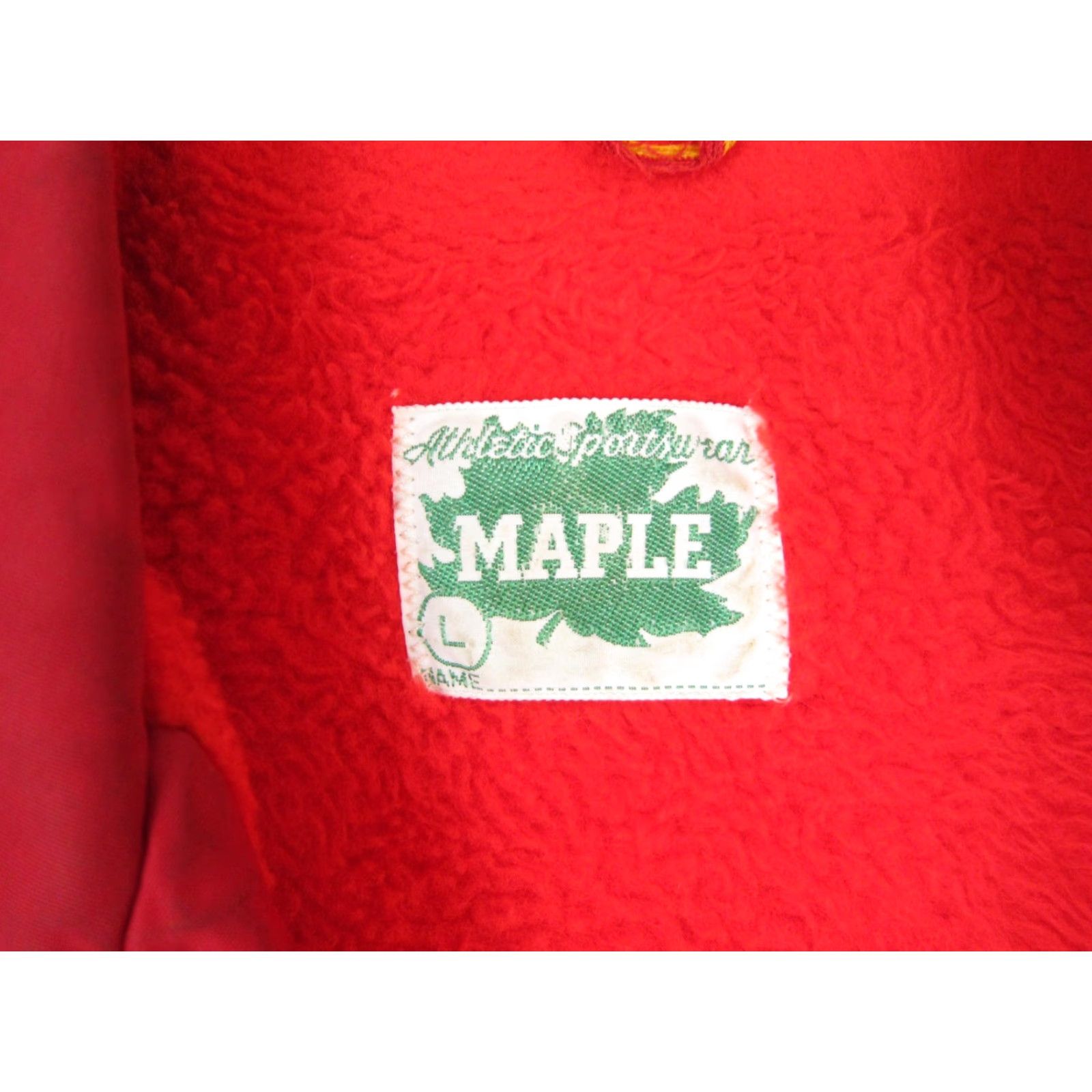 Vintage VINTAGE Maple Windbreaker Jacket Mens Large Red Soccer Club Hatboro Horsham Size US L / EU 52-54 / 3 - 7 Thumbnail