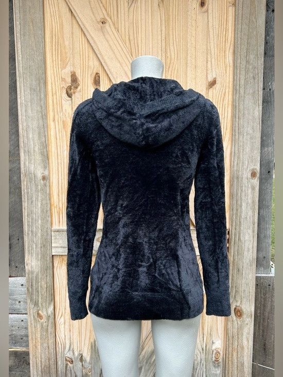 Harley Davidson Harley Davidson Black Velour Rhinestone Zip Hoodie Jacket Size M / US 6-8 / IT 42-44 - 5 Thumbnail