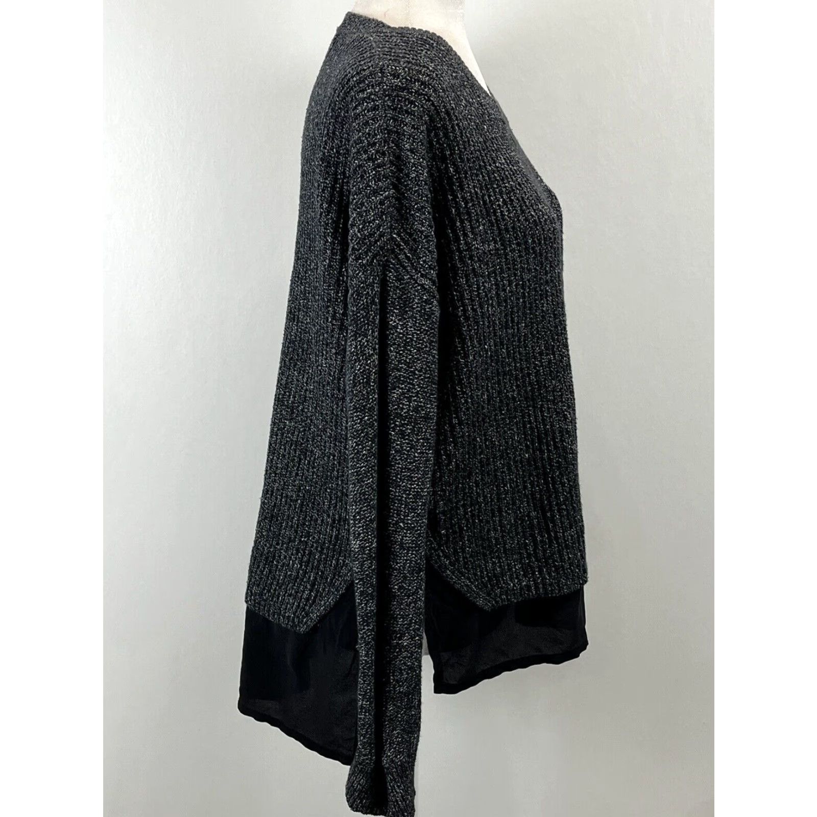 Madewell Madewell Crew Neck Pullover Sweater Adult Medium Women's Grey Black Size M / US 6-8 / IT 42-44 - 4 Thumbnail