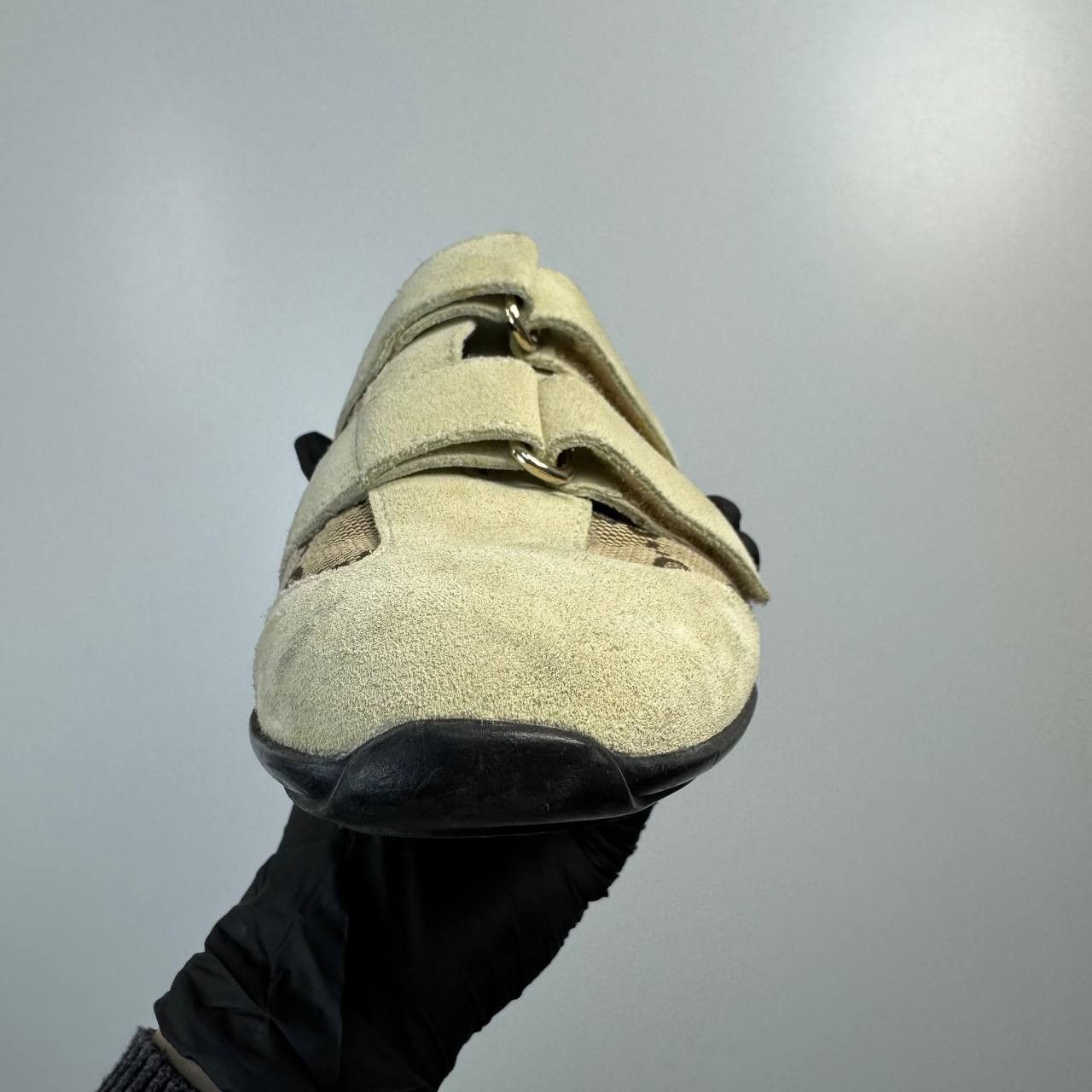 Gucci Gucci GG Canvas Sneakers Beige Suede Shoes Womens Size EU 36 Size US 6 / IT 36 - 7 Thumbnail