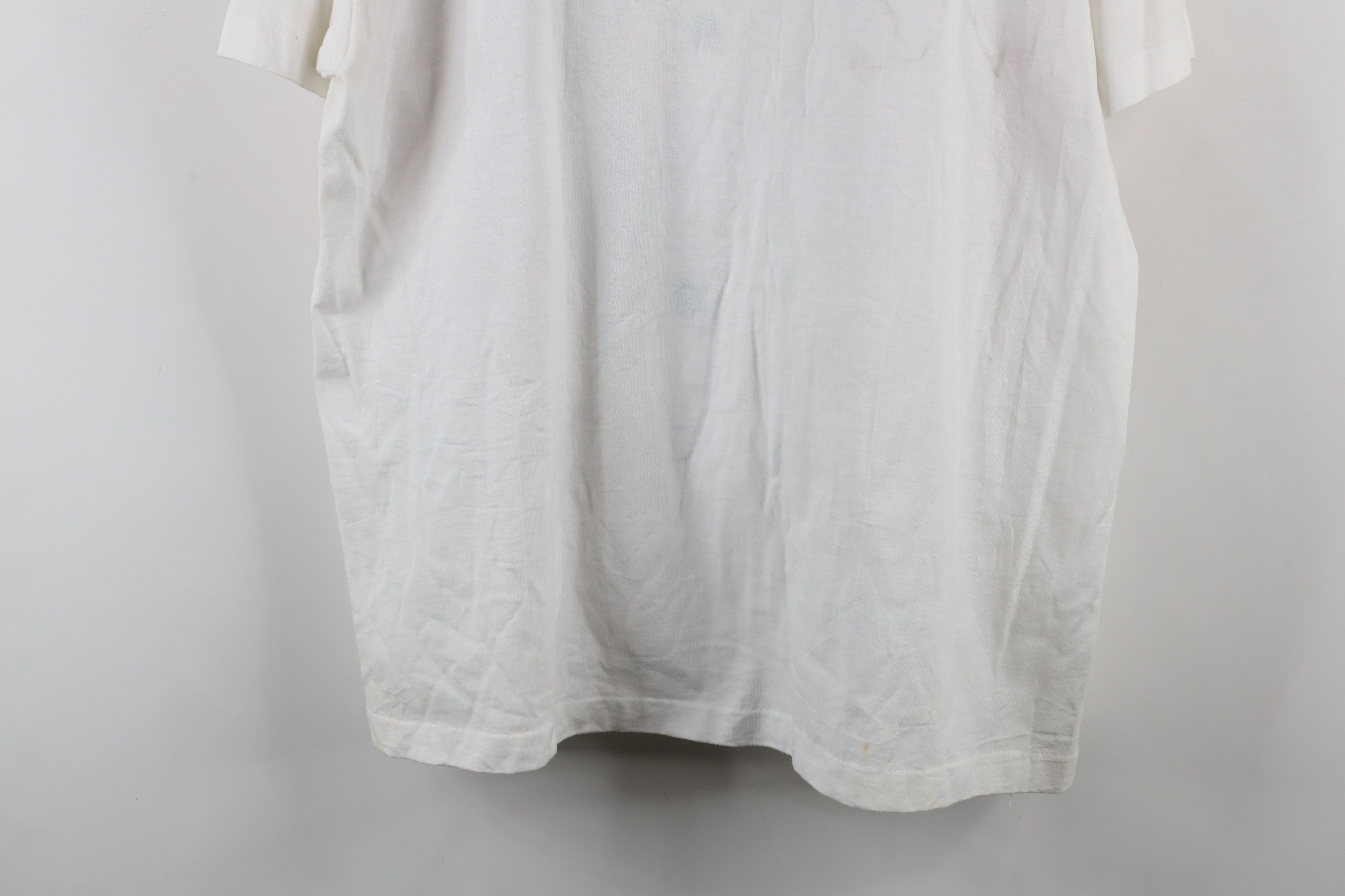 Vintage Vintage 90s Streetwear Abstract Jeweled T-Shirt White USA Size XL / US 12-14 / IT 48-50 - 16 Thumbnail