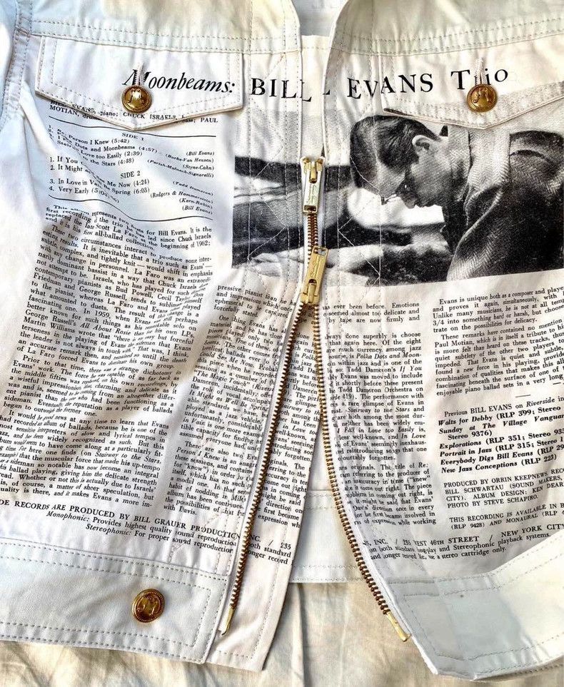 Undercover UNDERCOVER 2017ss jazzman newspaper print bill Evans knit p Size US L / EU 52-54 / 3 - 4 Thumbnail