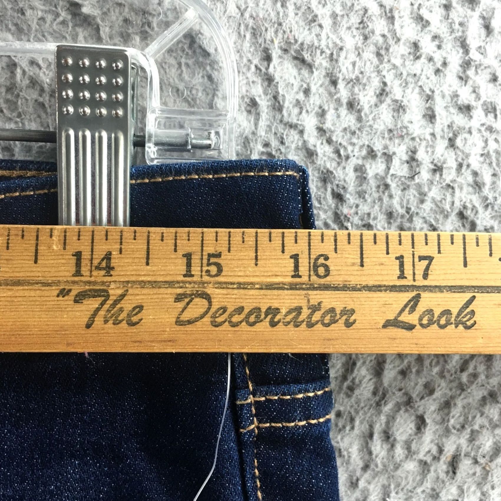 Old Navy Old Navy Skinny Jeans Womens 12 Blue High Rise Dark Wash Zip New Jeans Size 34" / US 12 / IT 48 - 6 Thumbnail