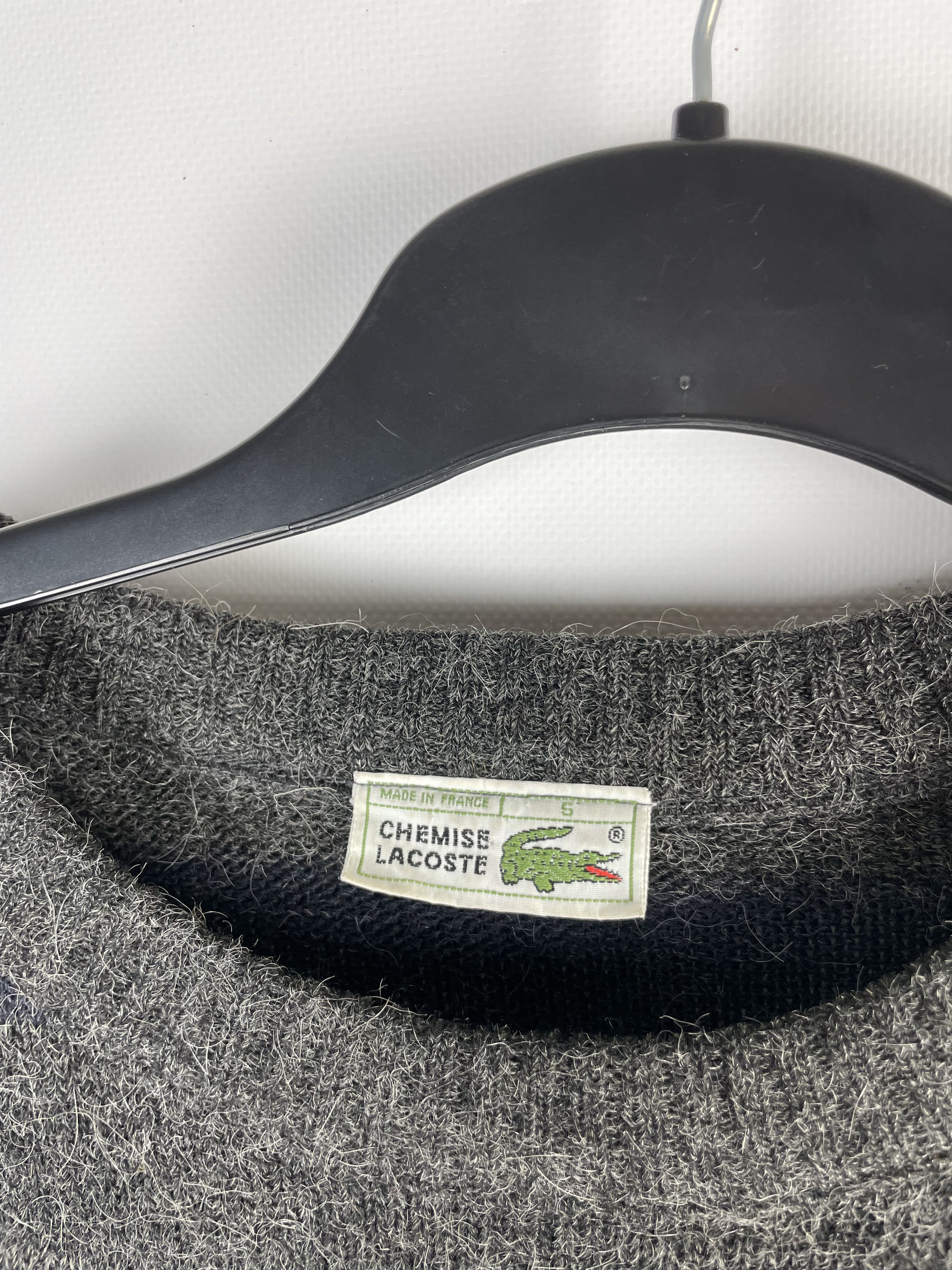Lacoste × Vintage Lacoste Vintage Check Knit Sweater Size US L / EU 52-54 / 3 - 5 Thumbnail