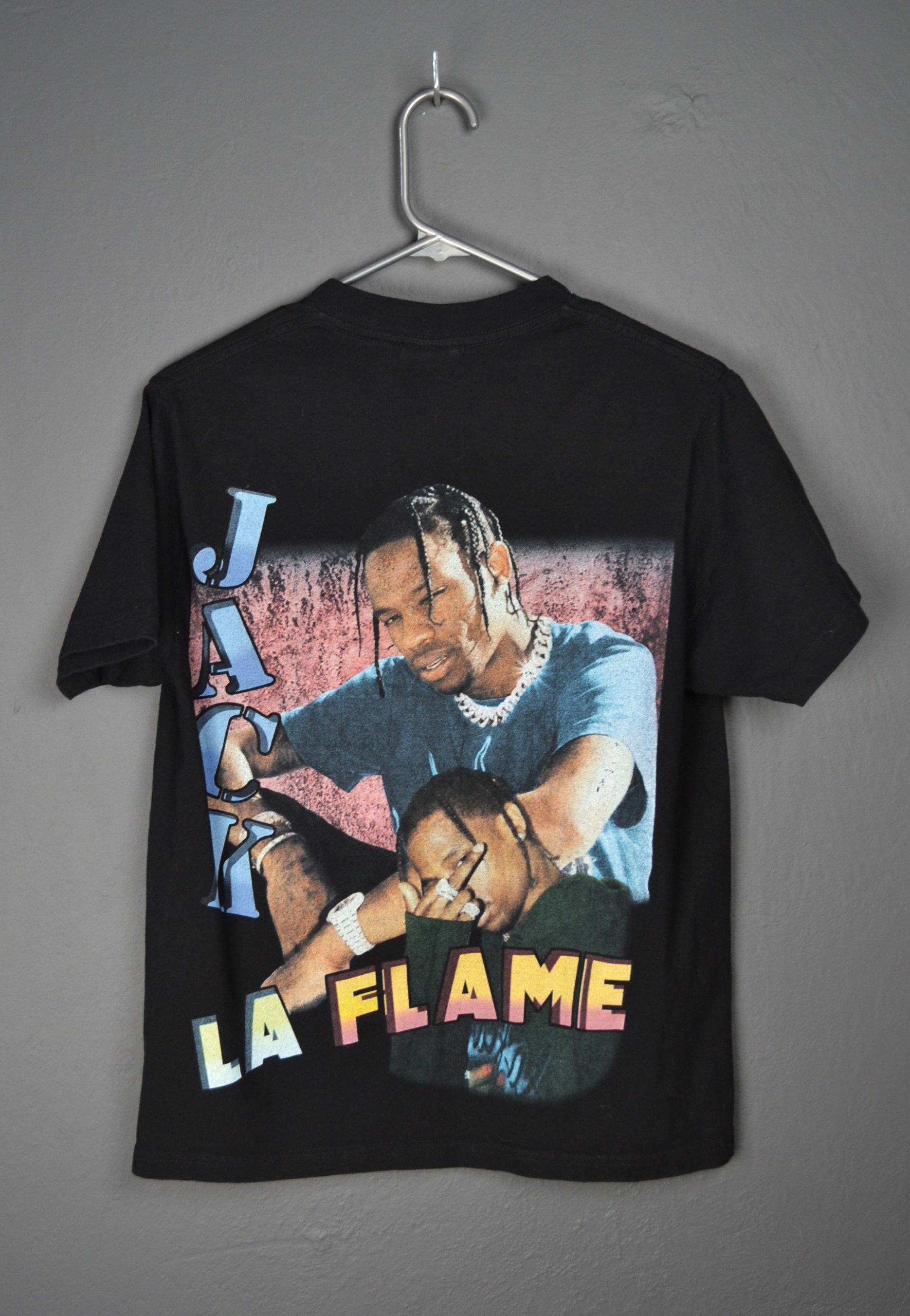 Band Tees Travis Scott Cactus Jack S 42 Black Cotton Allsports T-shirt Size US XS / EU 42 / 0 - 3 Thumbnail