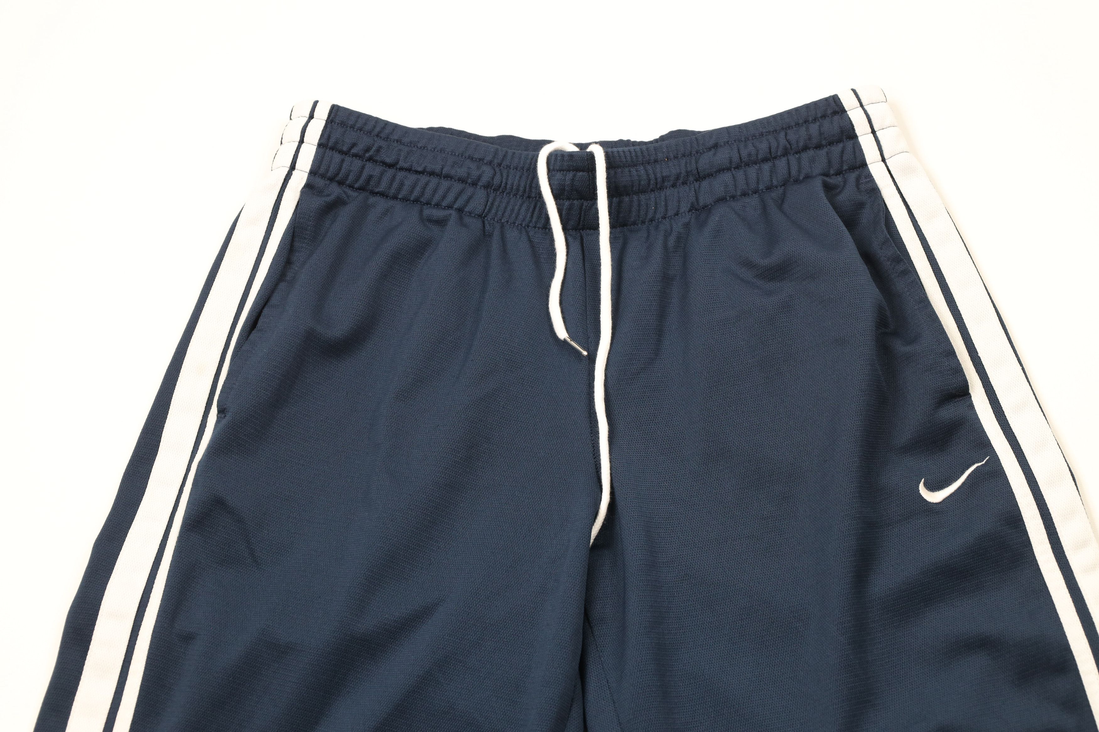 Nike × Vintage Vintage Nike Scott Mini Swoosh Striped Wide Leg Pants Blue Size US 36 / EU 52 - 2 Thumbnail