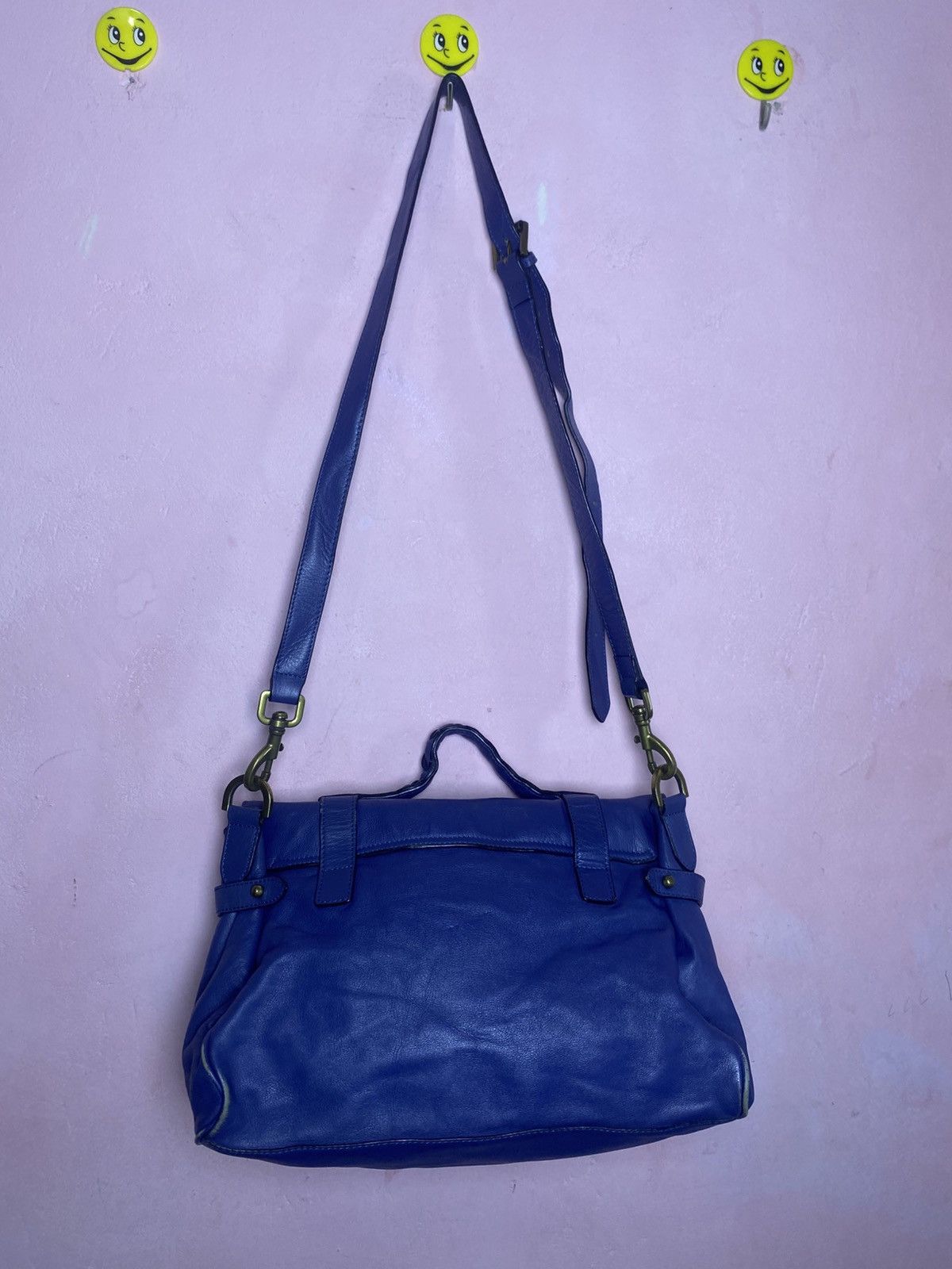 Mulberry Mulberry Alexa Blue Leather Satchel Bag Size ONE SIZE - 17 Thumbnail