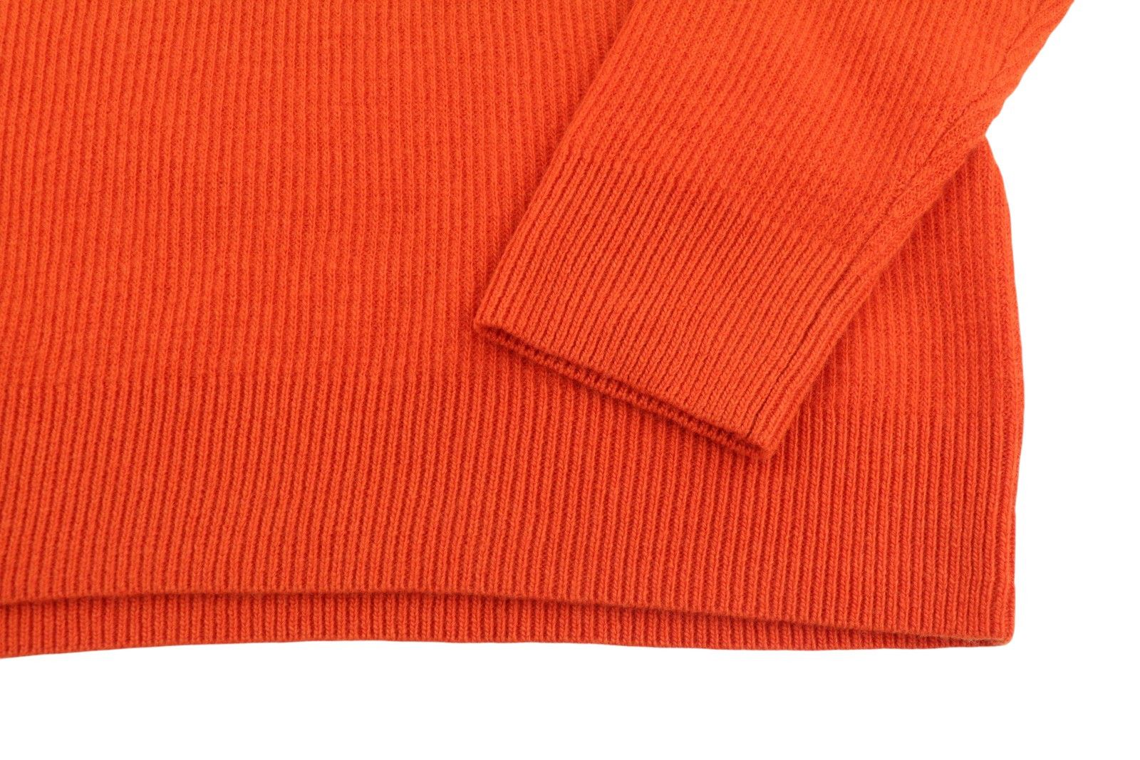 Gant LAMBSWOOL RIB RUGGER S Pumpkin Orange Wool Knit 88120 Size US S / EU 44-46 / 1 - 5 Thumbnail
