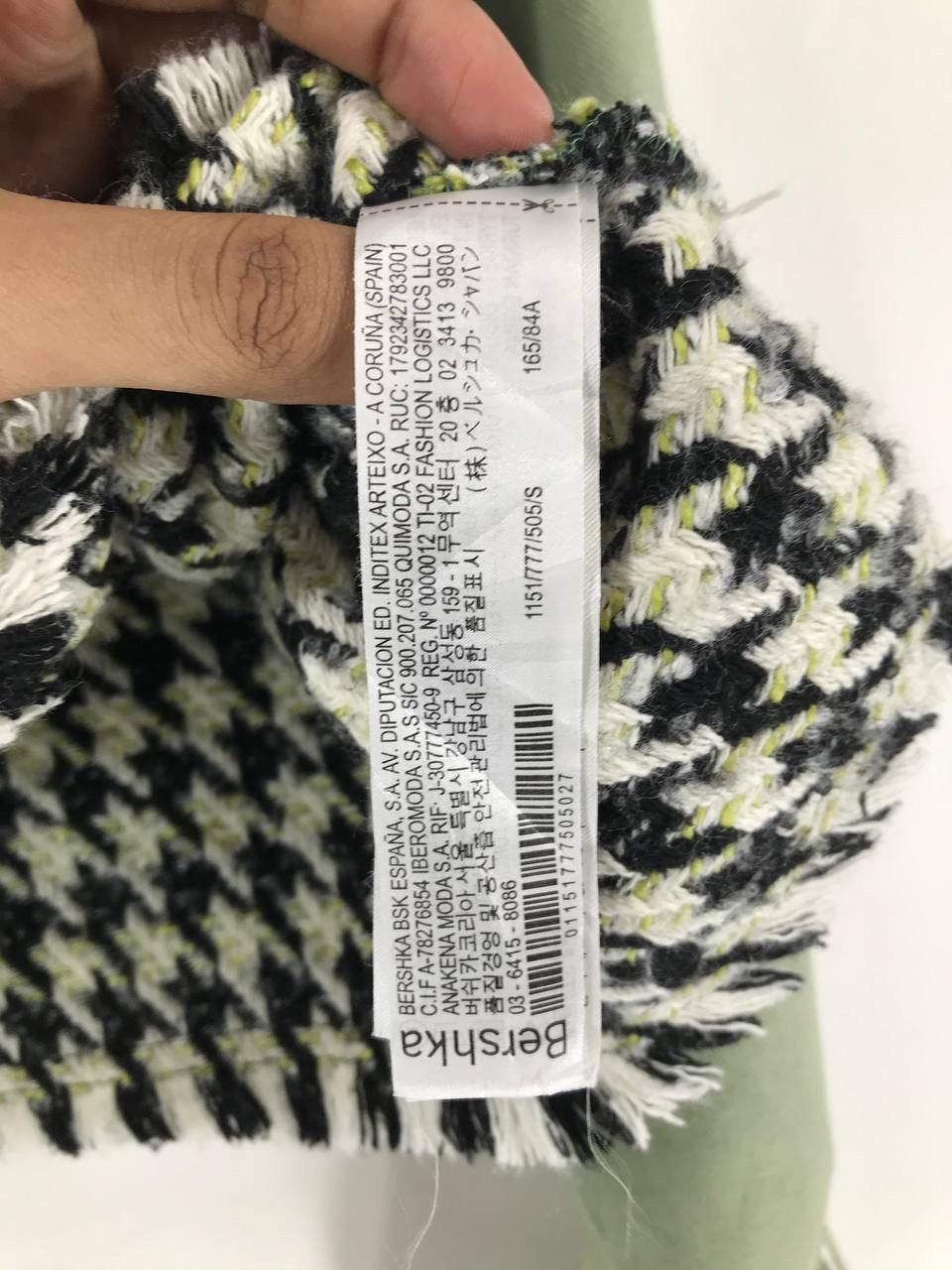 Bershka Bershka Very Rare Crop Top Tweed Jacket Size S / US 4 / IT 40 - 5 Thumbnail