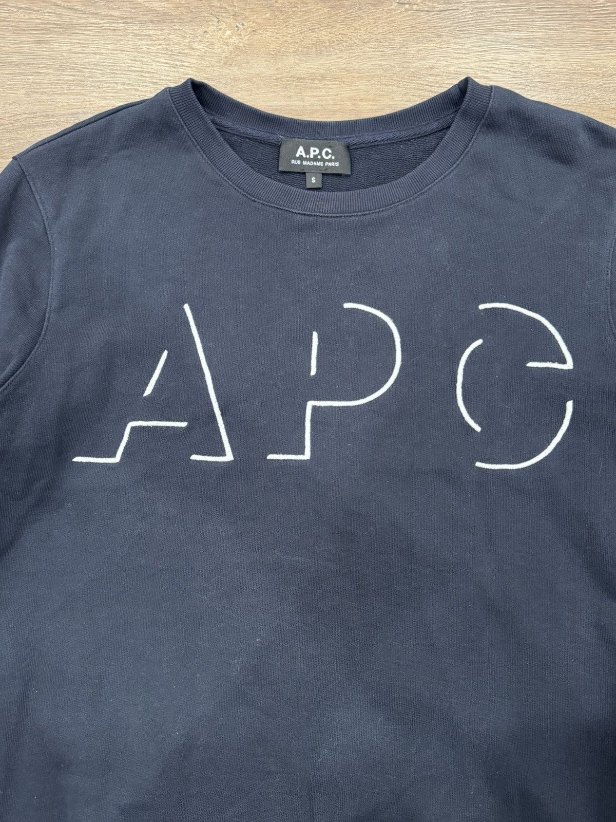 A.P.C. A.P.C. embroidered-logo sweatshirt Size US S / EU 44-46 / 1 - 4 Thumbnail