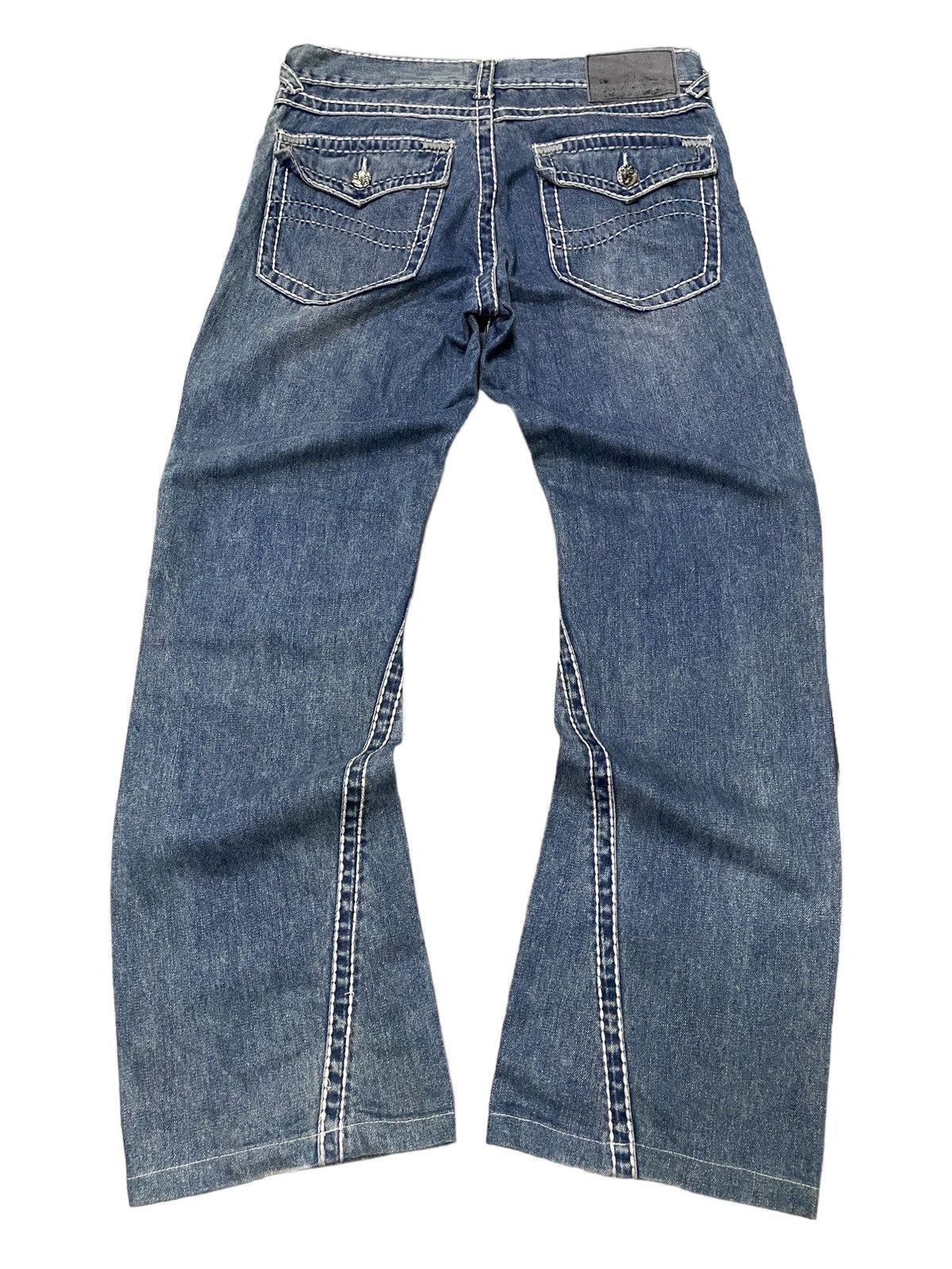 20471120 291251 Laboratory Heavy Stitch Flared Jeans Size US 32 / EU 48 - 2 Thumbnail